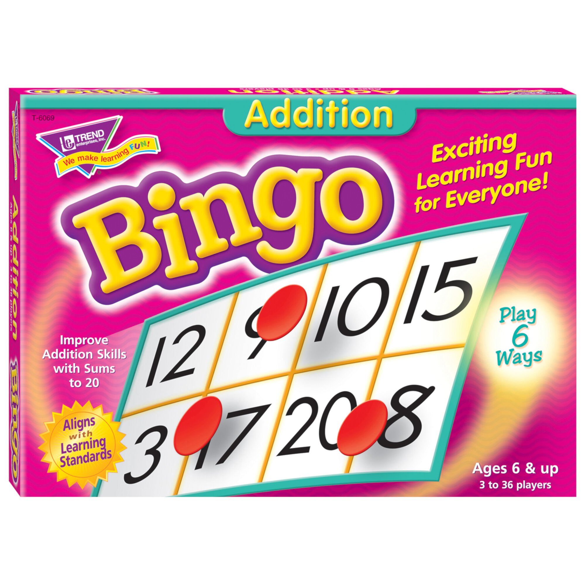 Trend Addition Bingo Game TREND