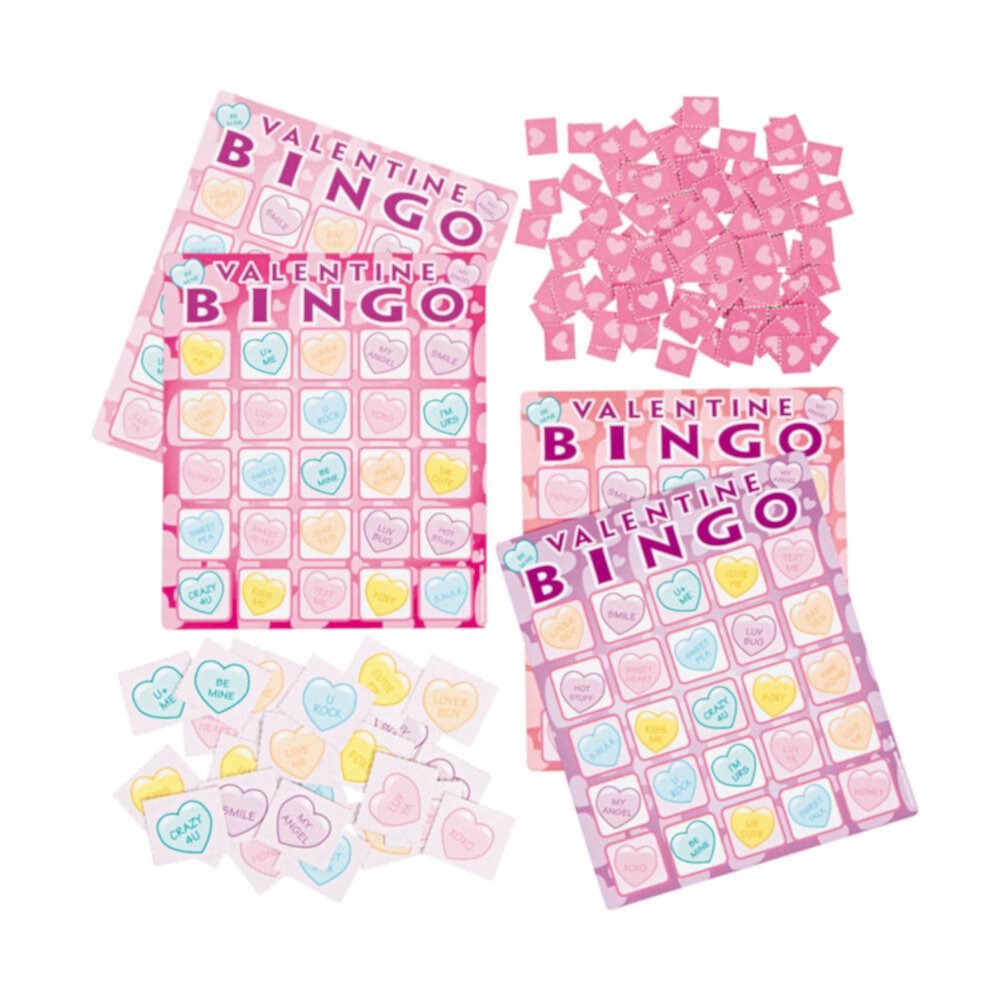 Valentine'S Day Bingo Game - Party Favors - 21 Pieces Fun Express