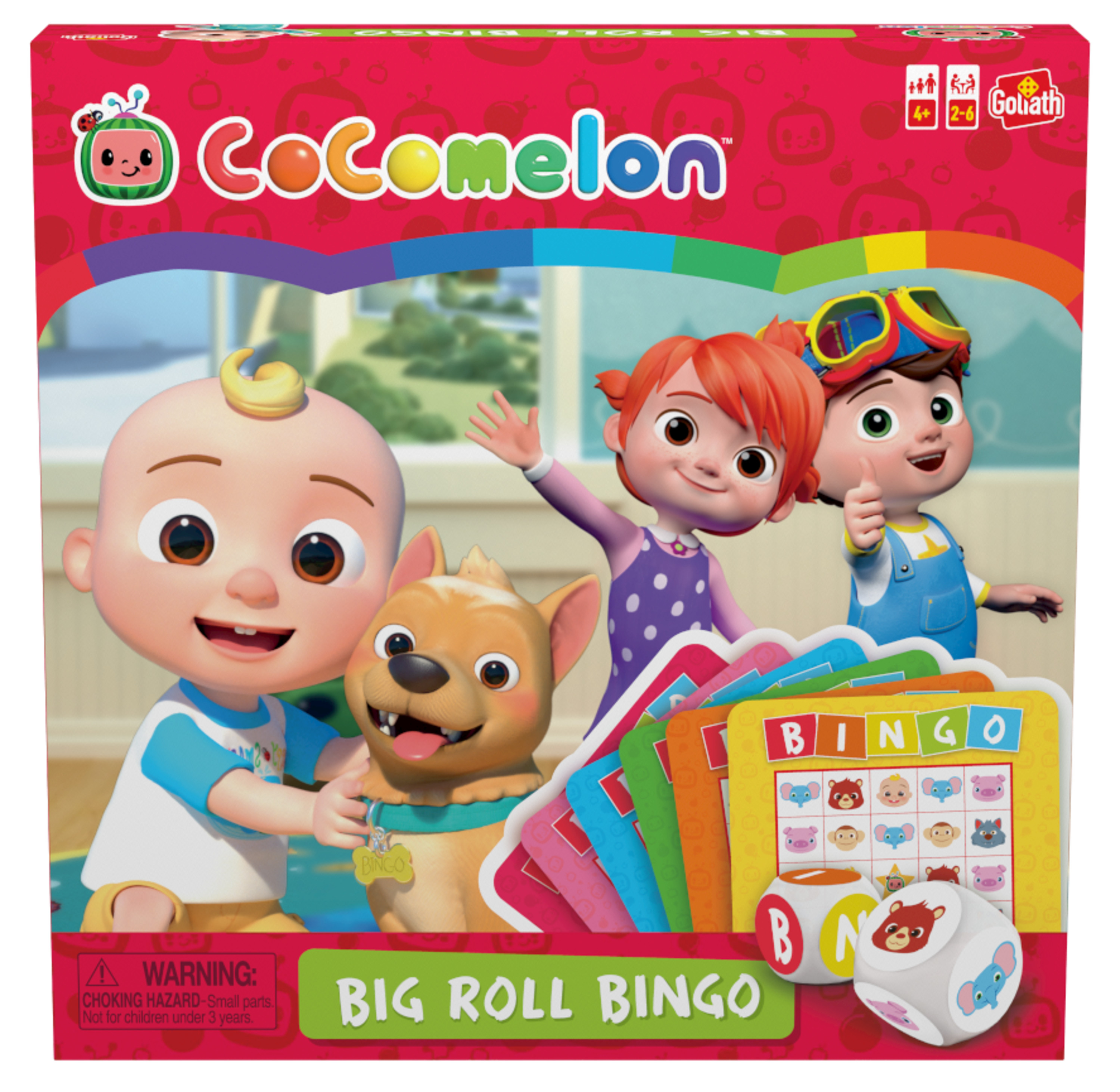 Goliath CoComelon Big Roll Bingo Game - Oversized Dice - Ages 4 and up Goliath