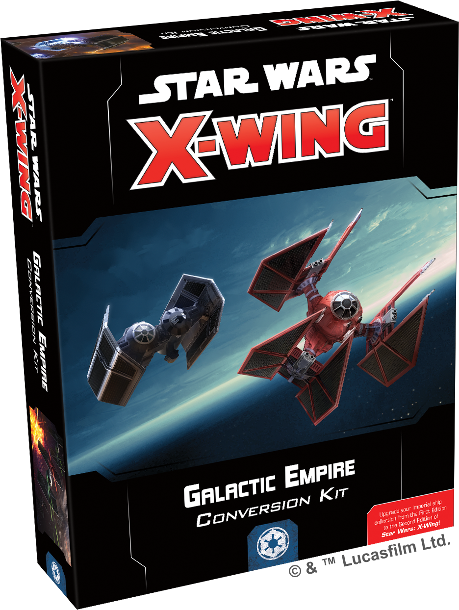 Набор преобразования для Star Wars: X-Wing (2-е издание), обновите вашу коллекцию, более 100 карт Fantasy Flight Games