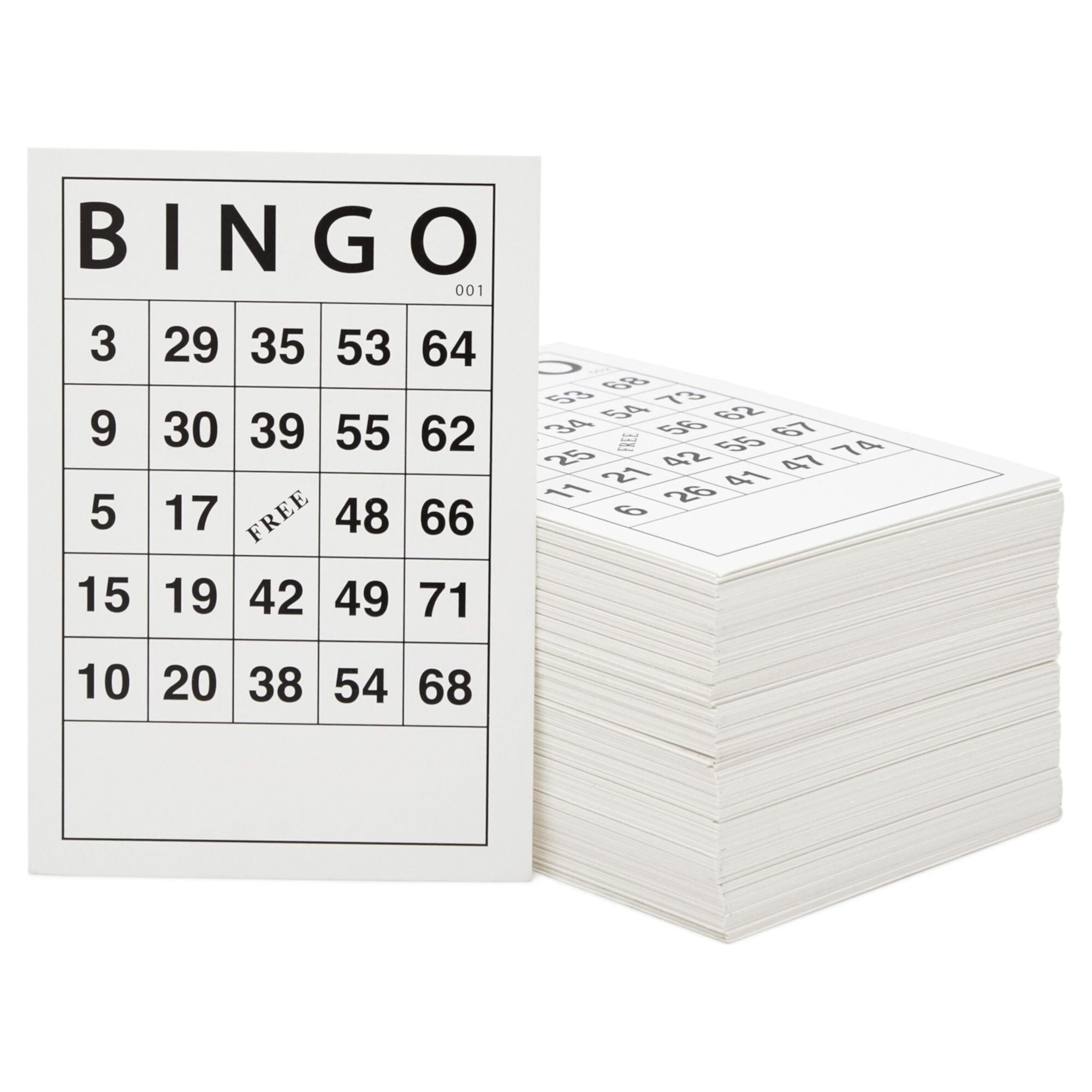 180 Sheets Reusable Paper Bingo Cards Bulk for Adults, Disposable Number Game Set for Large Groups (4x6 in) Juvale