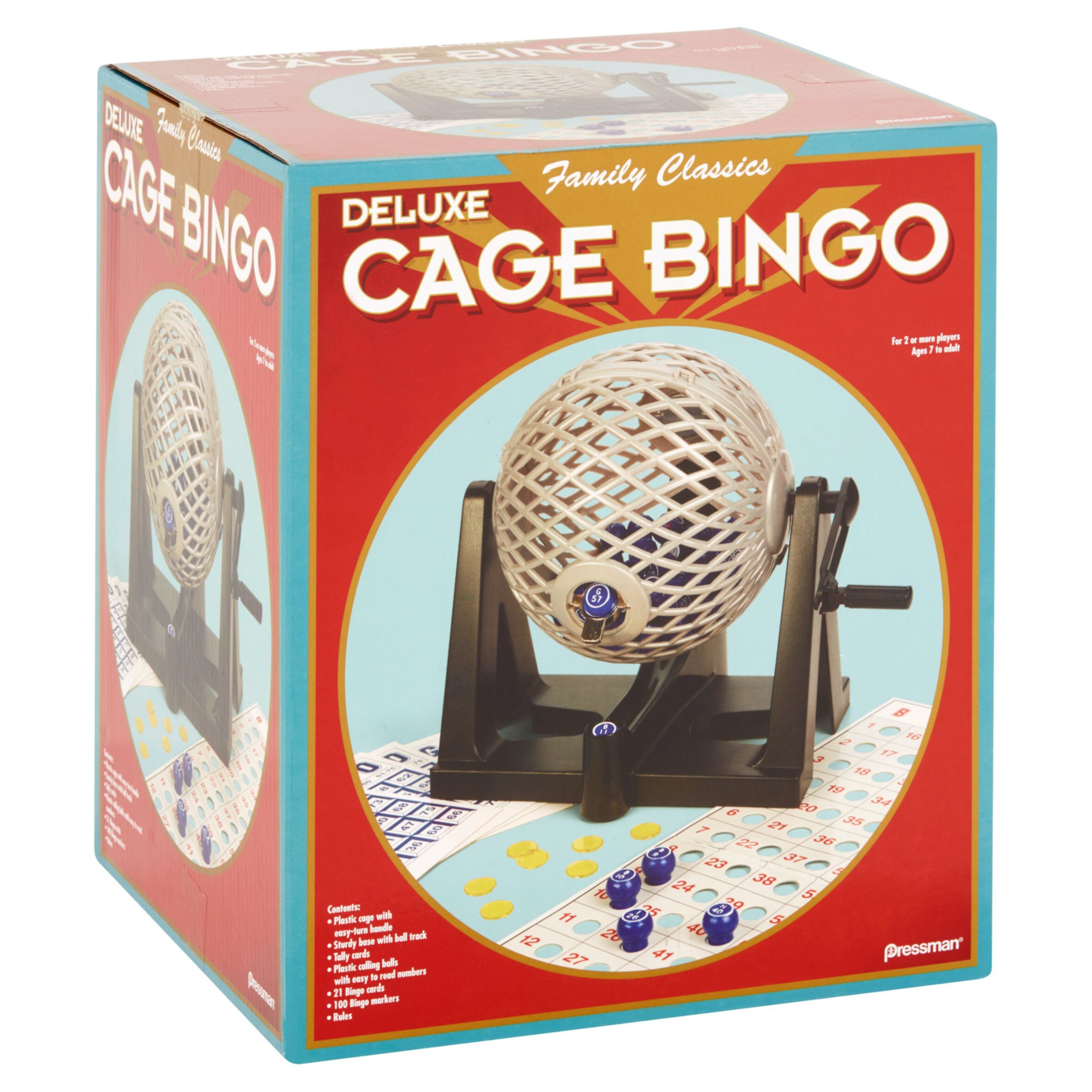 (3 pack) Pressman Toys - Bingo: Deluxe Cage Pressman Toys