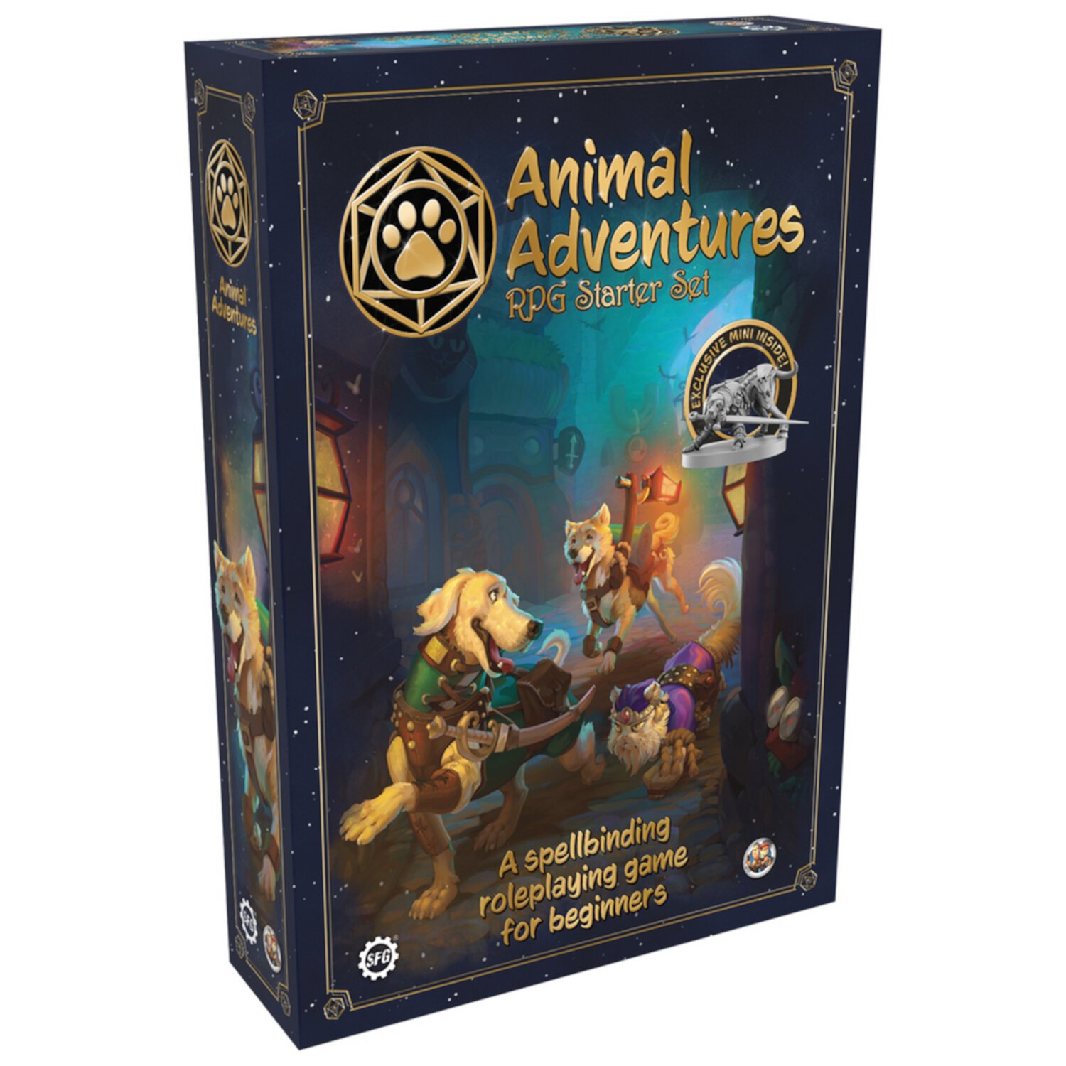 STEAMFORGED Animal Adventures: RPG Starter Set (SFAA-SS) , Black ACD