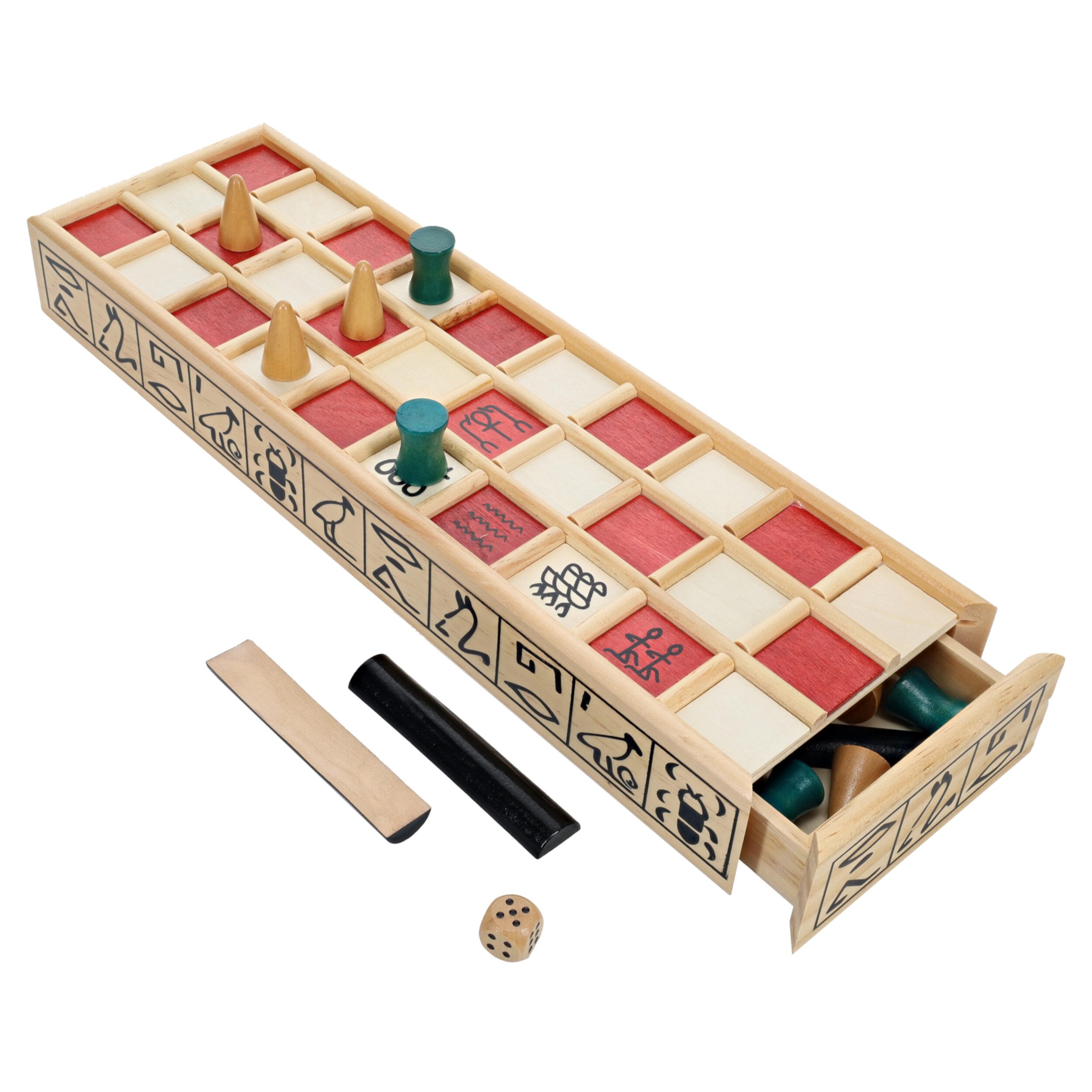 WE Games Wood Senet Game - An Ancient Egyptian Board Game WE Games