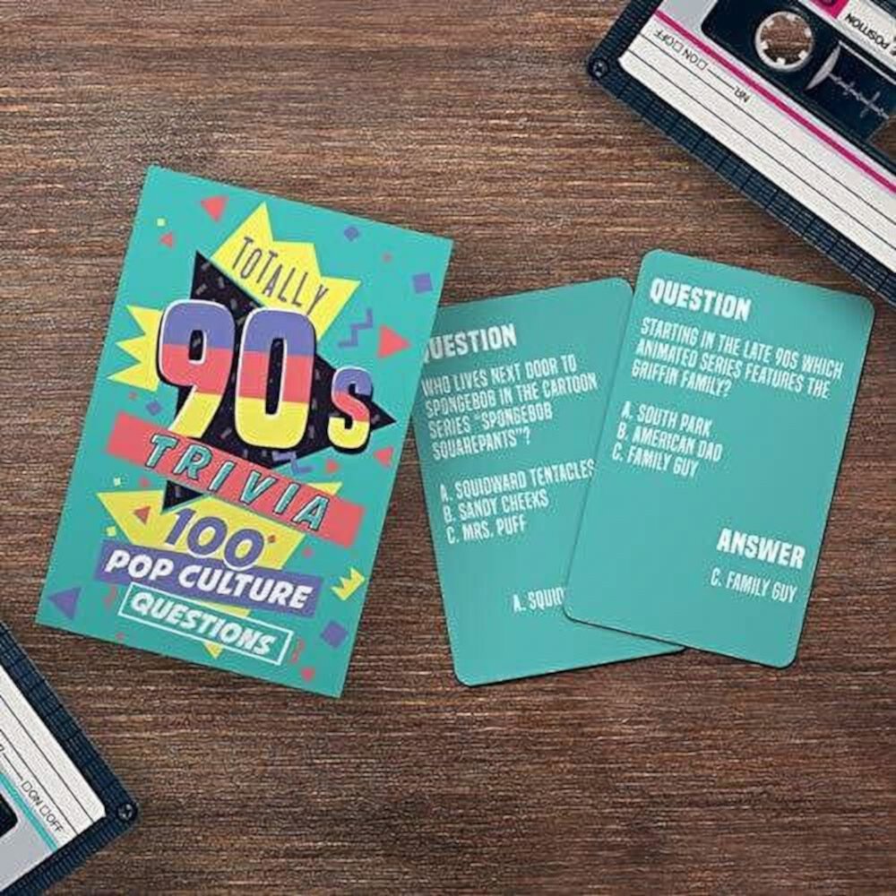 Totally 90S Trivia Card Game by Alliance Entertainment Gift Republic