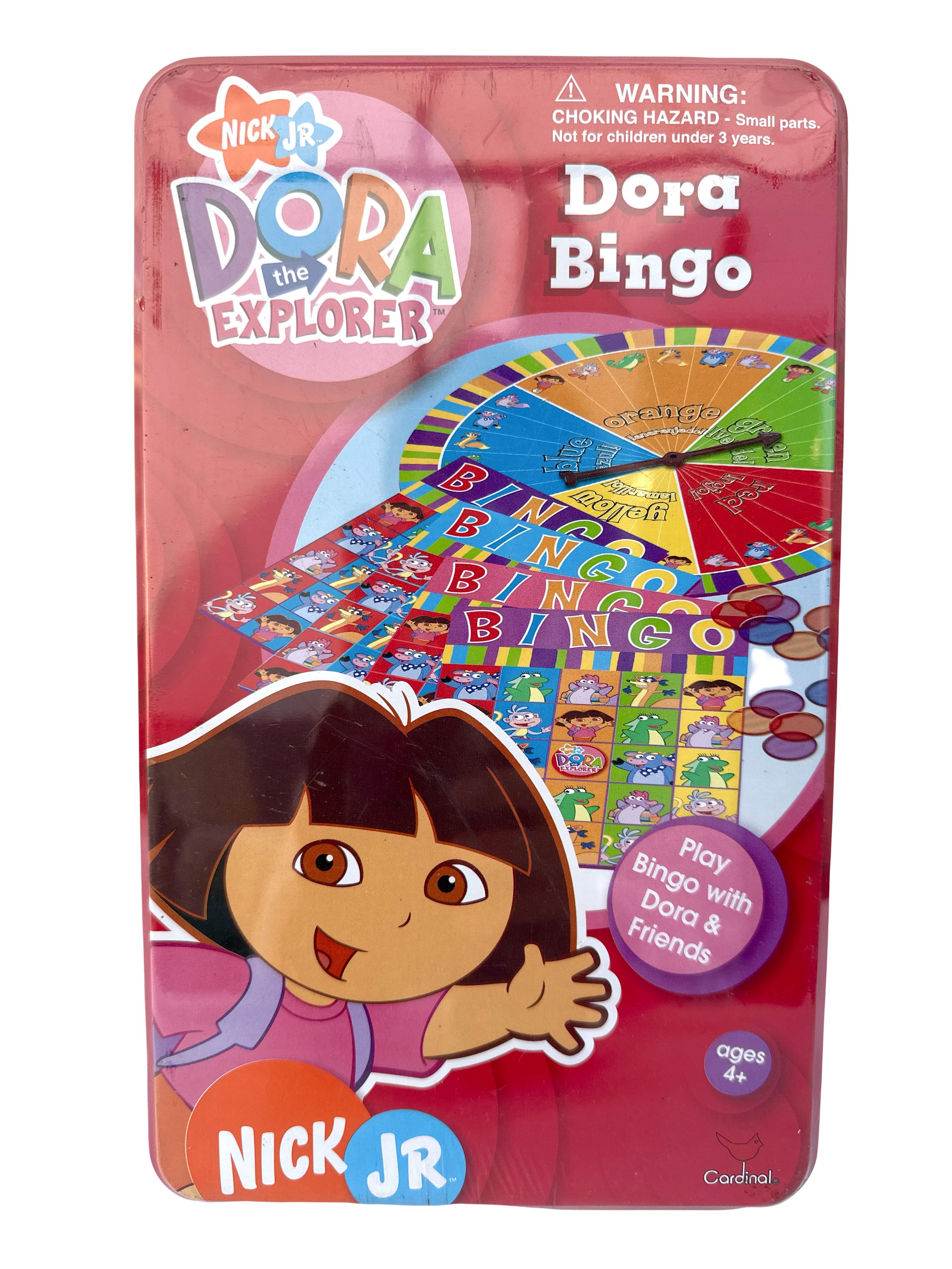 Dora the Explorer Bingo in Tin Cardinal