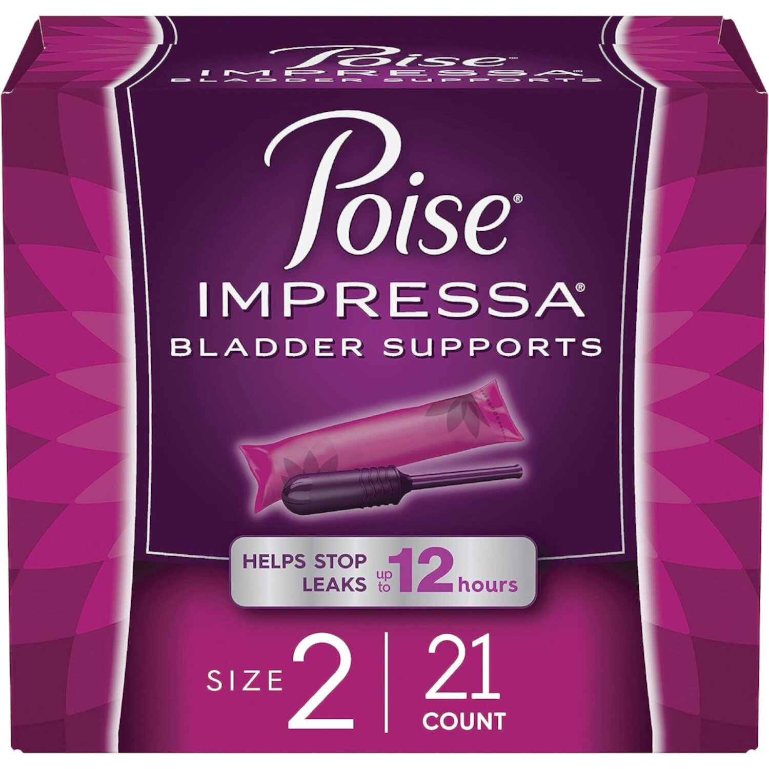 UlaREYoy Impressa Bladder Supports for Bladder Control, Size 2, 21 Count (Packaging May Vary) Ulareyoy