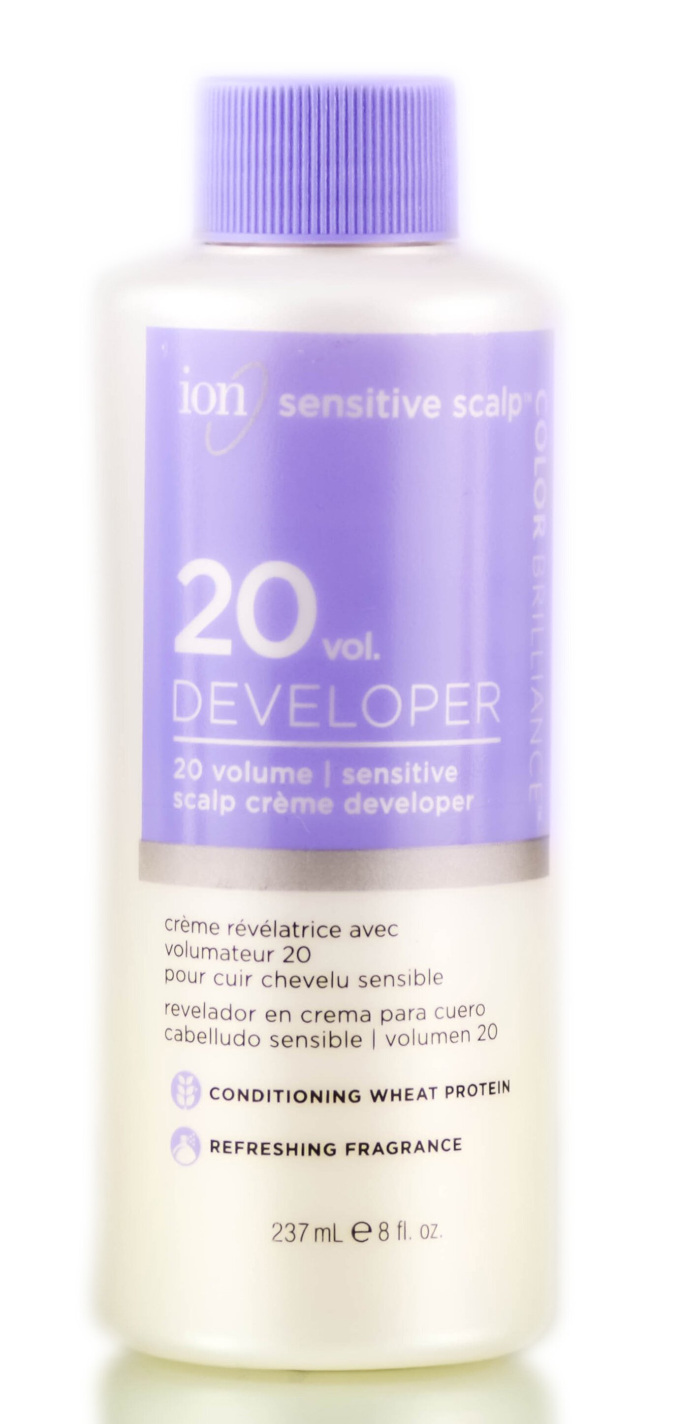 ion Sensitive Scalp 20 Volume Creme Developer, Ionic Buffers and Conditioning Protein to Help Scalp Sensitivity, 8 Ounce ION