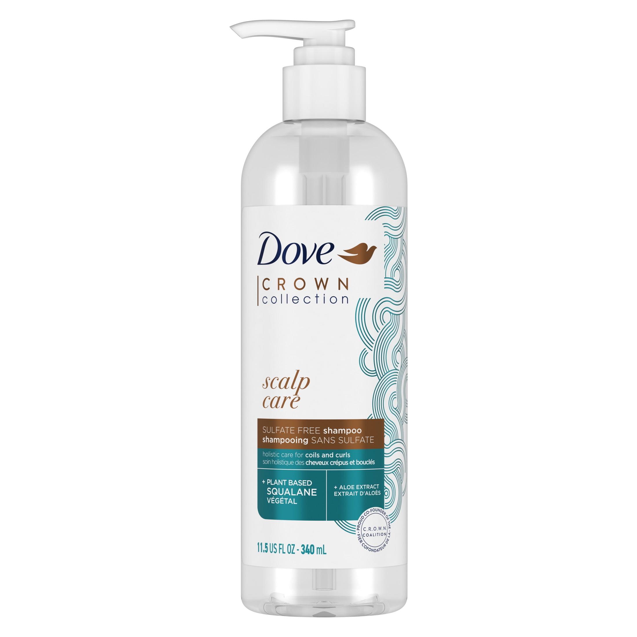 Dove Crown Collection Scalp Care Daily Shampoo for Curly Hair with Aloe Extract, 11.5 fl oz Dove