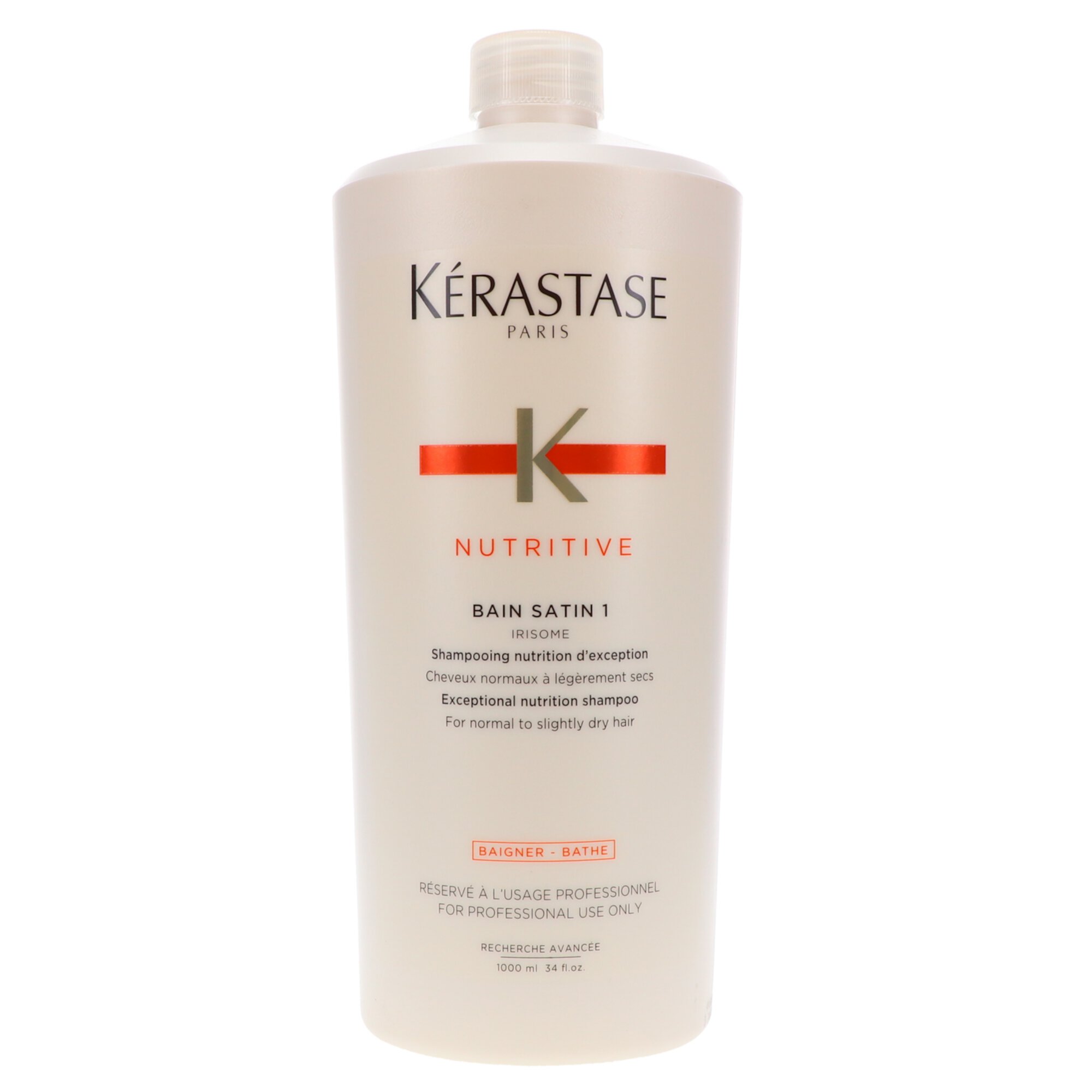 Kerastase Nutritive Bain Satin 1 Complete Nutrition Shampoo 34 oz KERASTASE