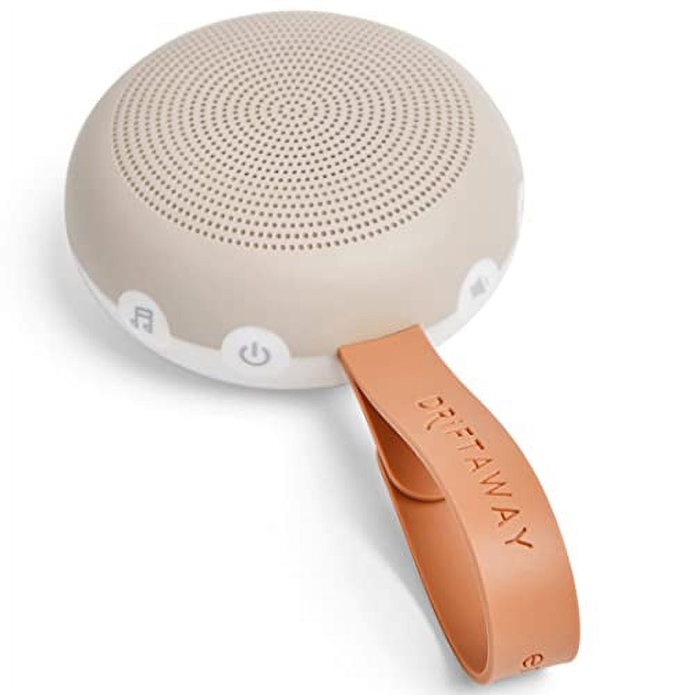 ergoPouch White Noise Machine Drift away - Baby Adults Sleeping Sound Machine - Natural Soothing Noise Cancelling Therapy Portable Travel USB Recharge Adjustable Light ErgoPouch