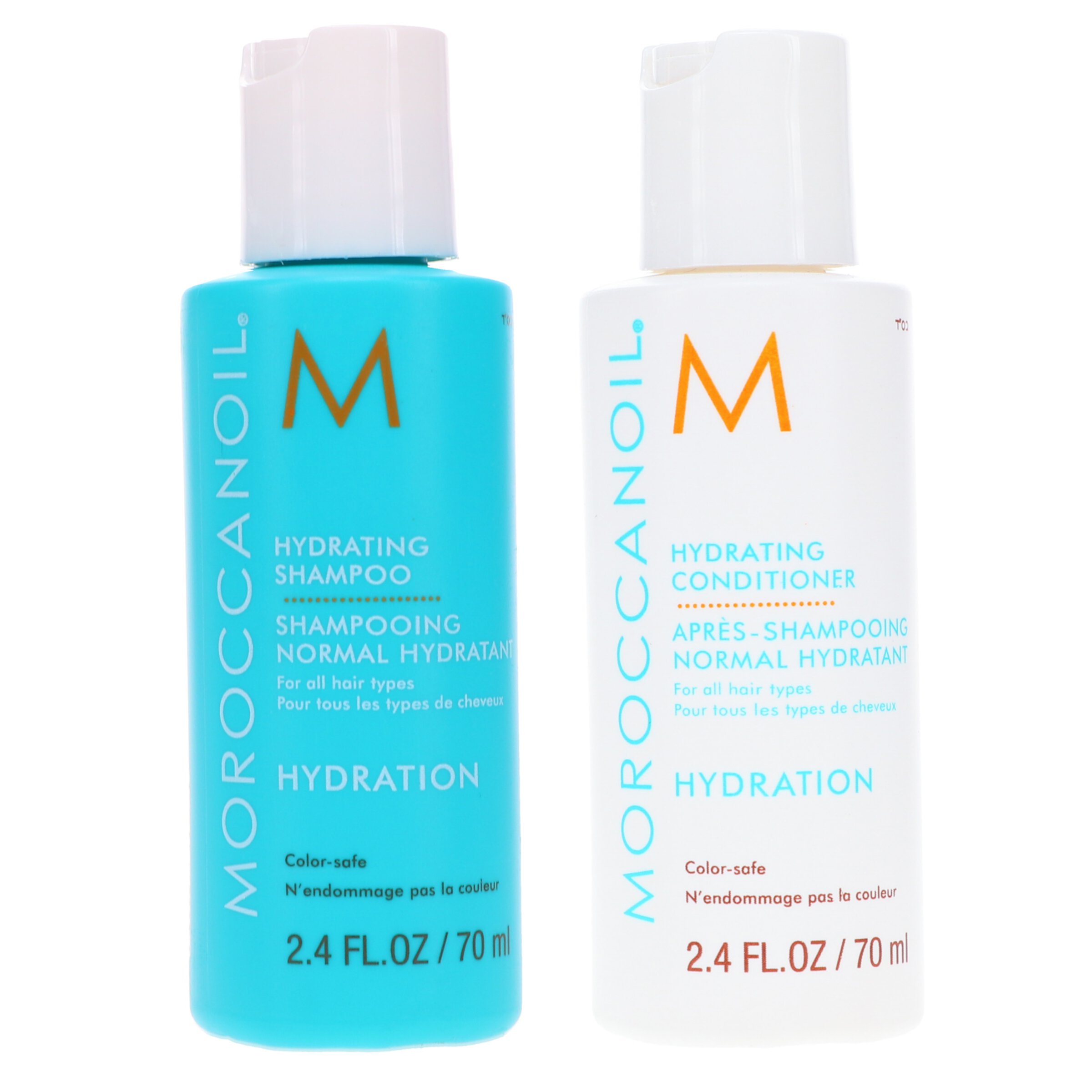 Moroccanoil Hydrating Shampoo 2.4 oz & Hydrating Conditioner 2.4 oz Combo Pack Moroccanoil