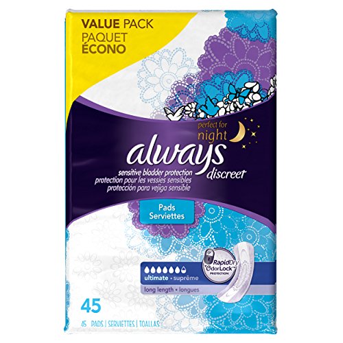 Always Discreet Incontinence Pads for Women Always Discreet