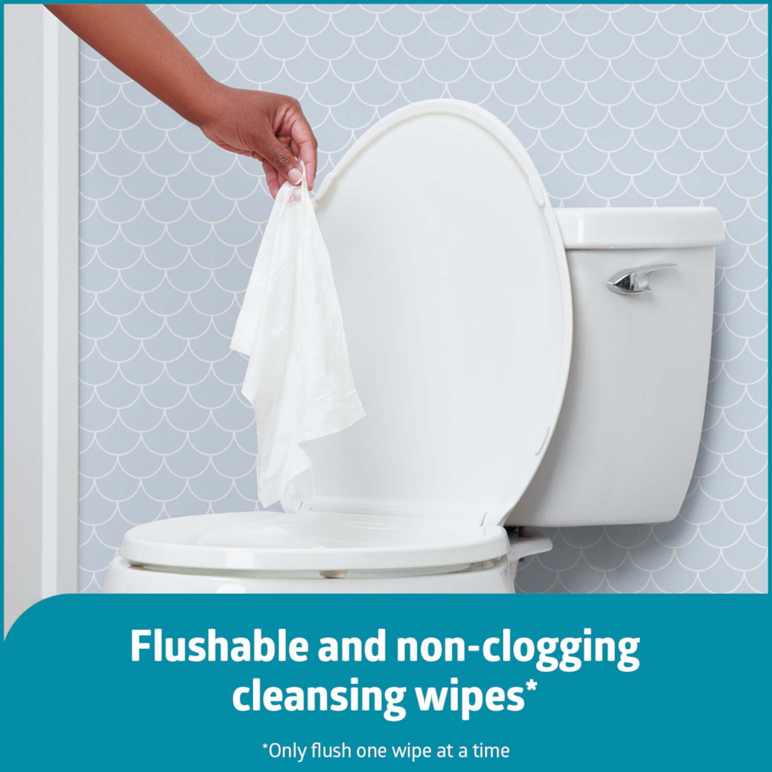 Medline ReadyFlush Biodegradable Flushable Wipes 8 x 12 24/Pack 24 Pack/Carton MSC263810CT Medline