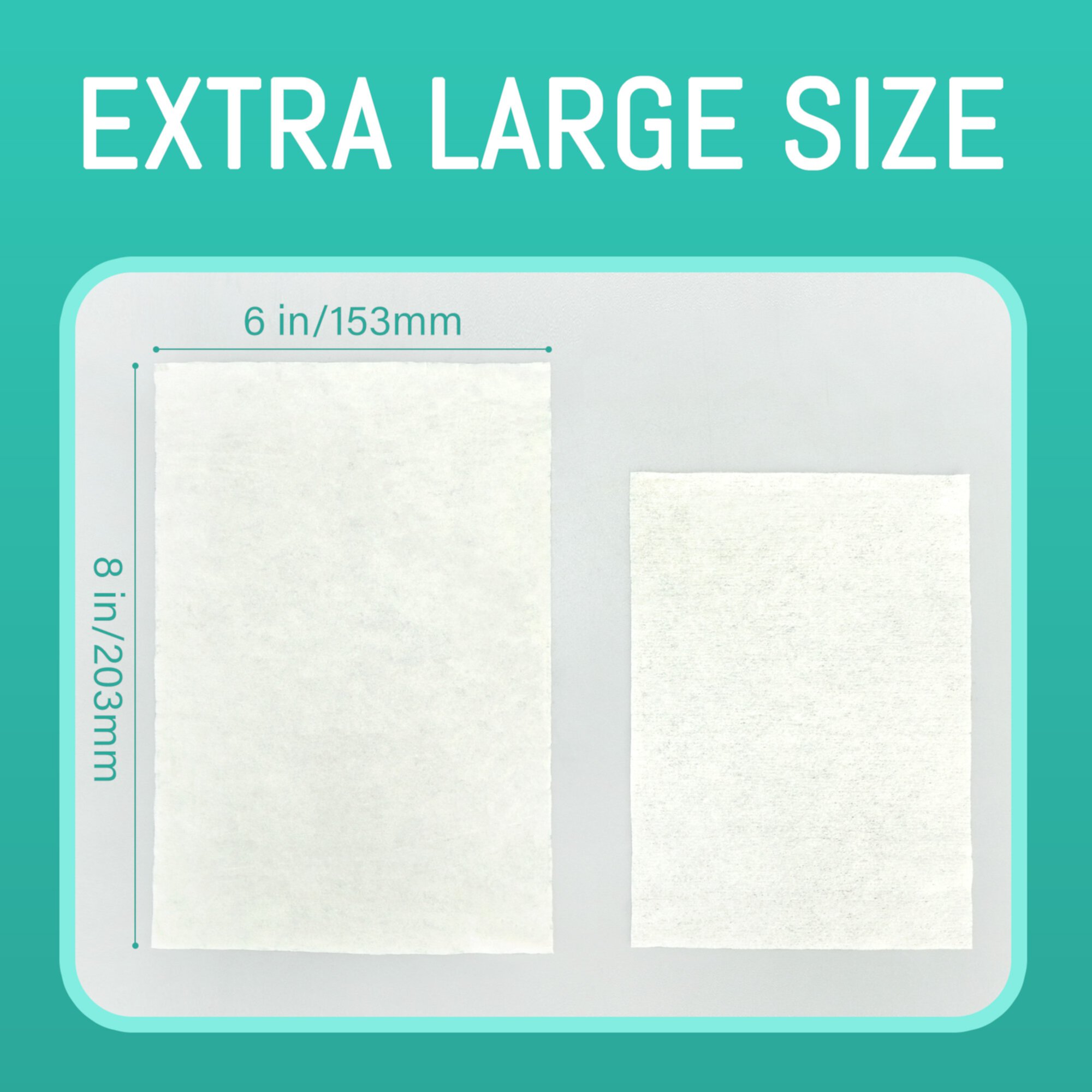 LotFancy Extra Large Flushable Wet Wipes, Thickened Butt Wipes, 3 Packs x 48 Ct, 144 Total Wipes LotFancy