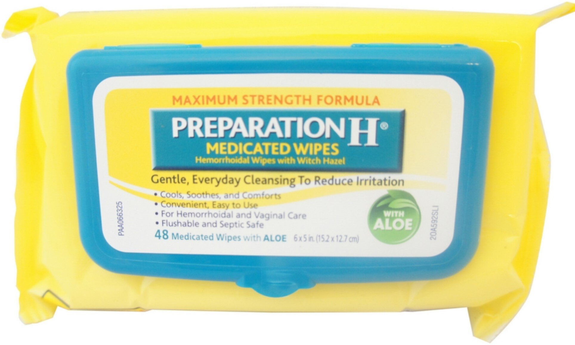 Preparation H Medicated Wipes, 48 Ea (Pack of 4) Preparation H