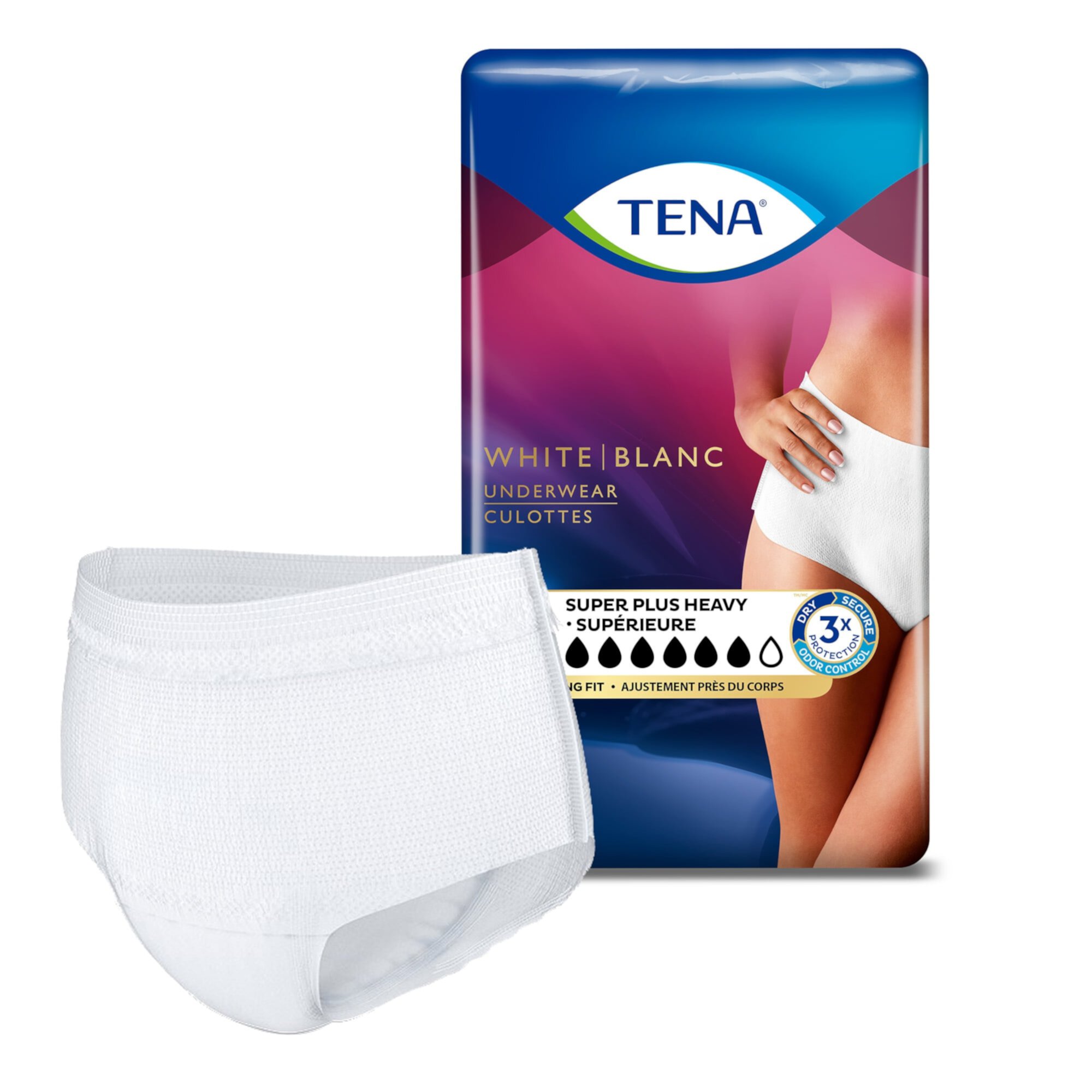 Tena Incontinence Underwear for Women, Super Plus, L, 16 Ct Tena