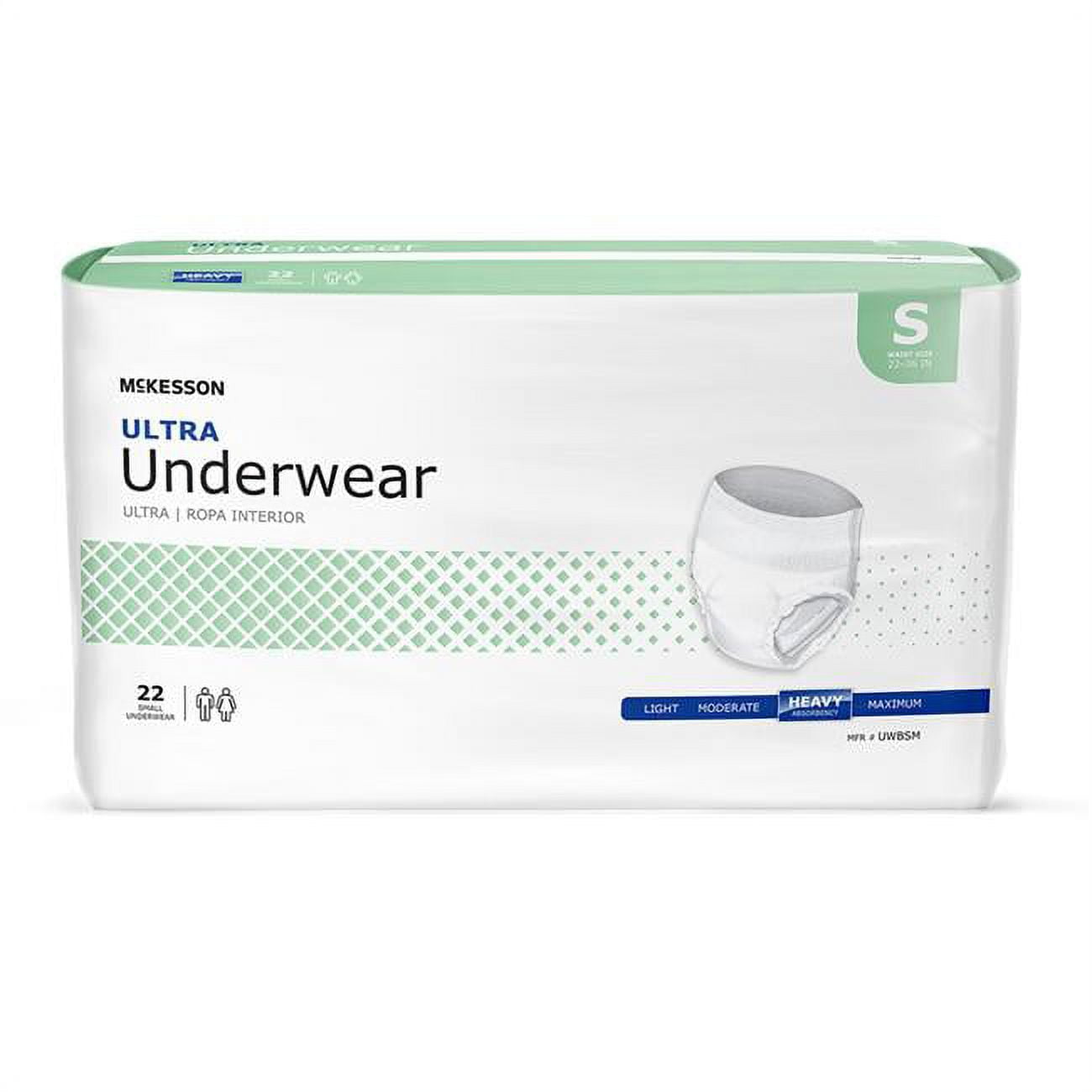 McKesson Ultra Disposable Underwear Pull On with Tear Away Seams Mckesson