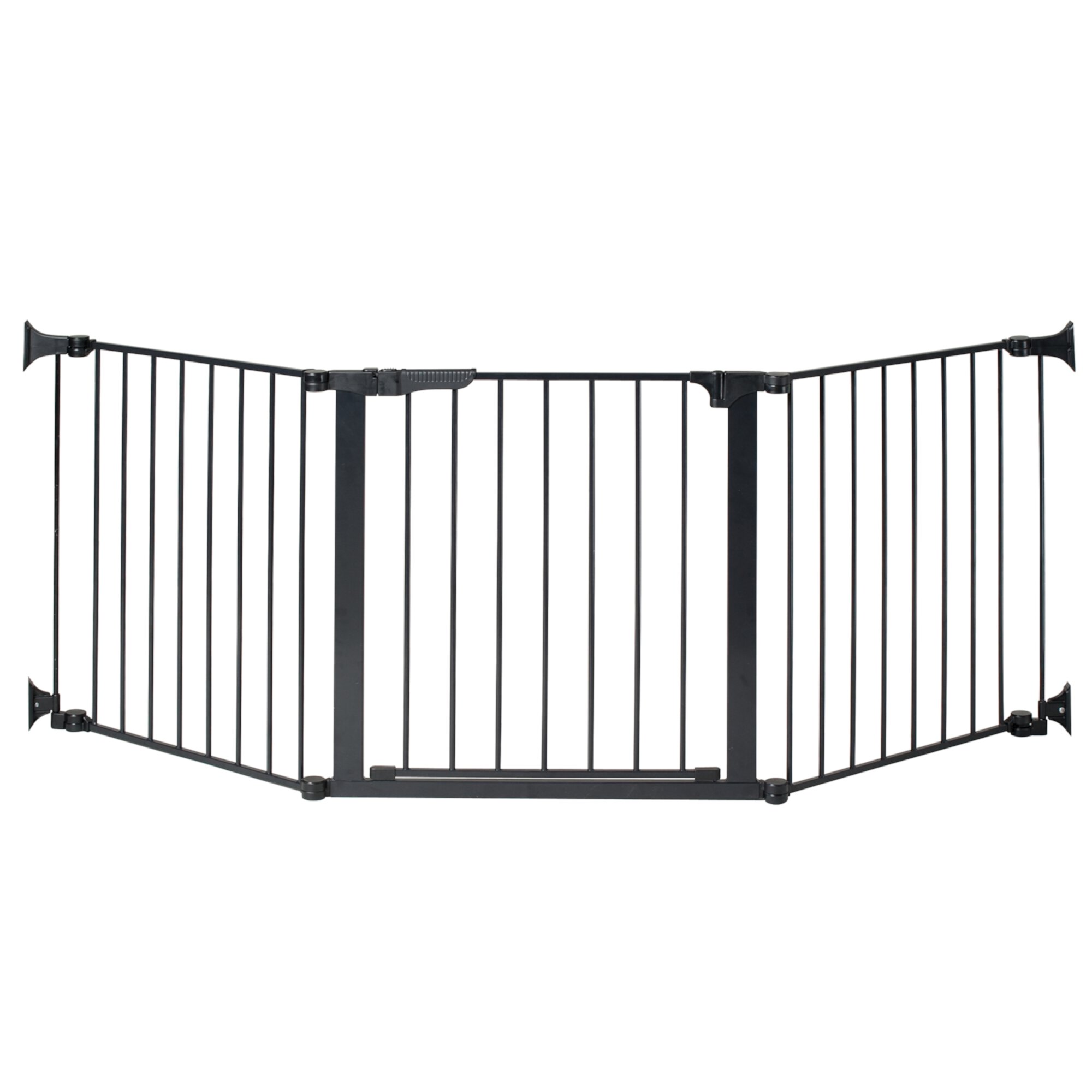 KidCo Custom Fit Auto Closing ConfigureGate Baby Gate w/ 30 In Door, Black KidCo