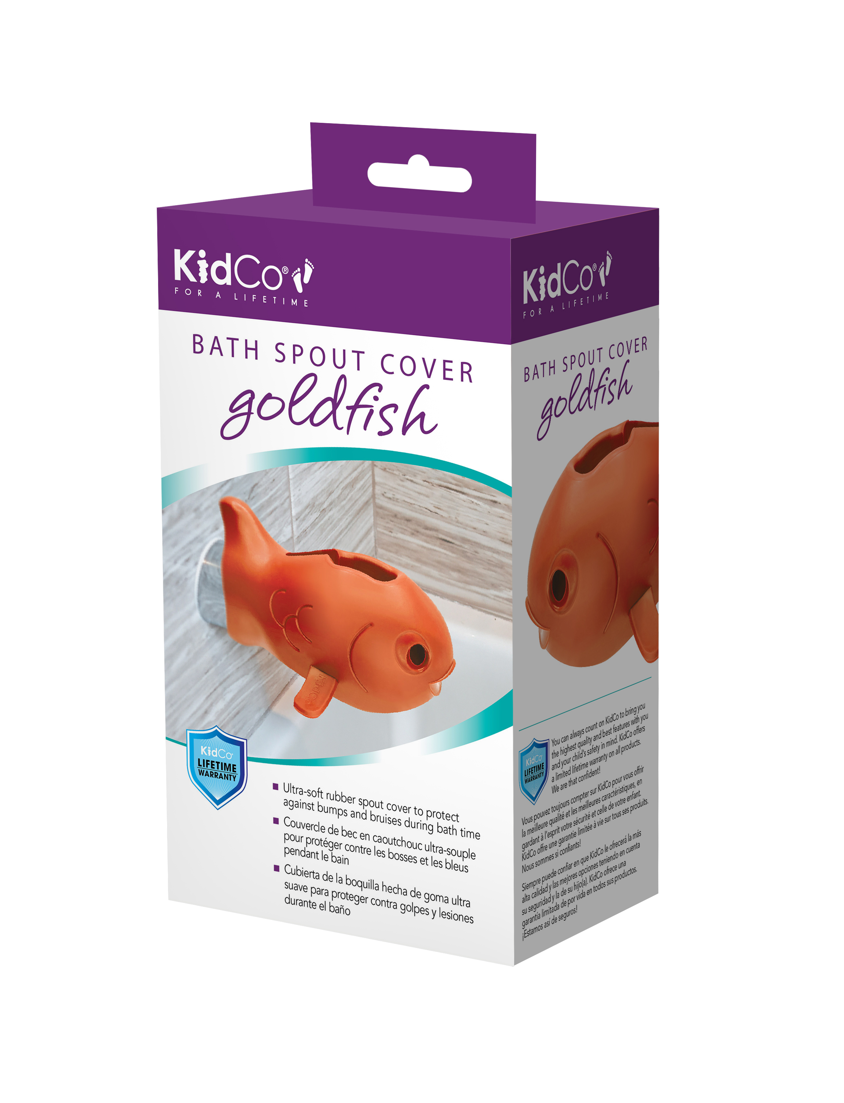 KidCo Bath Spout Cover Goldfish for Child, Orange KidCo