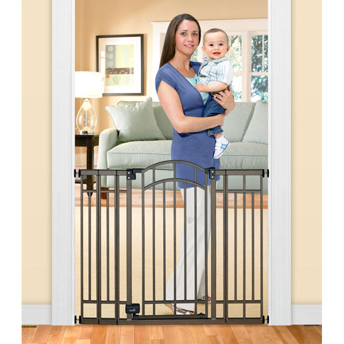 Summer Infant Multi-Use Deco Extra Tall Walk-Thru Gate, Bronze (28.5 - 48 Inch) 28.5 - 48 Inch Summer Infant