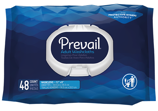 Prevail Adult Care Washcloths 48 Each - (Pack of 2) Prevail