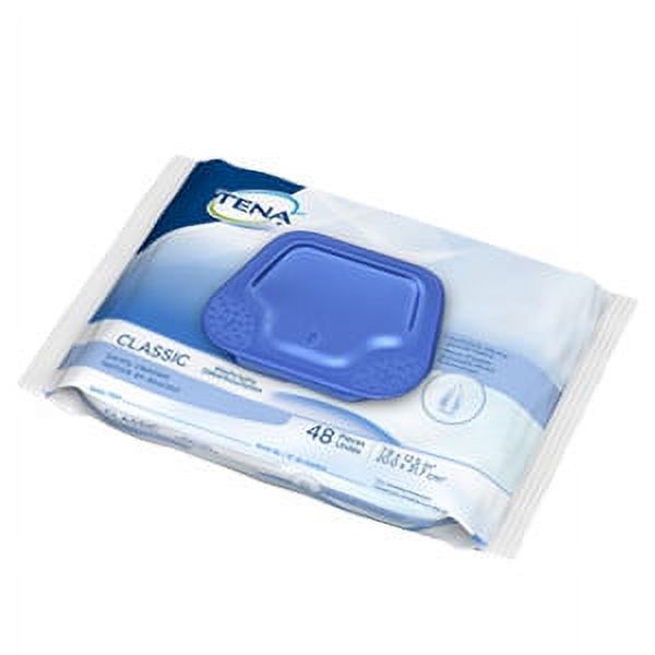 TENA Classic Washcloth  8'' x 12-1/2'' - Pack of 48 10 Pack Tena