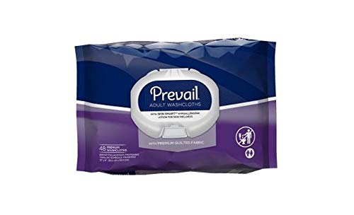 Prevail Premium Washcloths, Quilted, Softpack, 48 count (Pack of 3) Prevail