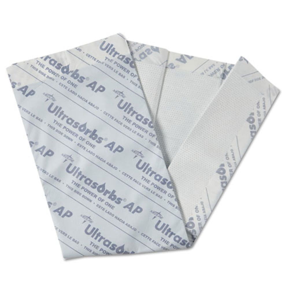 Medline Ultrasorbs AP Underpads 31 x 36 White 10/Pack ULTRSORB3136 Medline