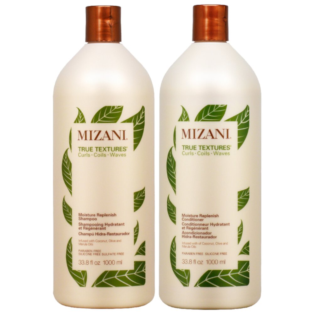 MIZANI True Textures Moisture Replenish Shampoo & Conditioner 33.8oz Mizani