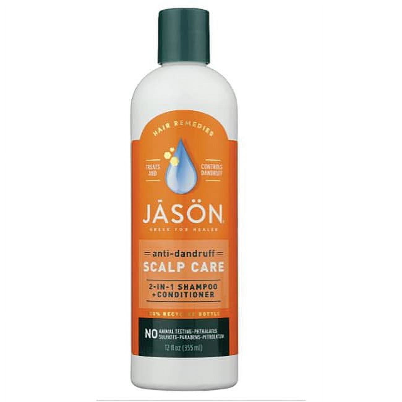 Jason Dandruff Relief Treatment 2 in 1 Shampoo + Conditioner, 12 fl oz JASON