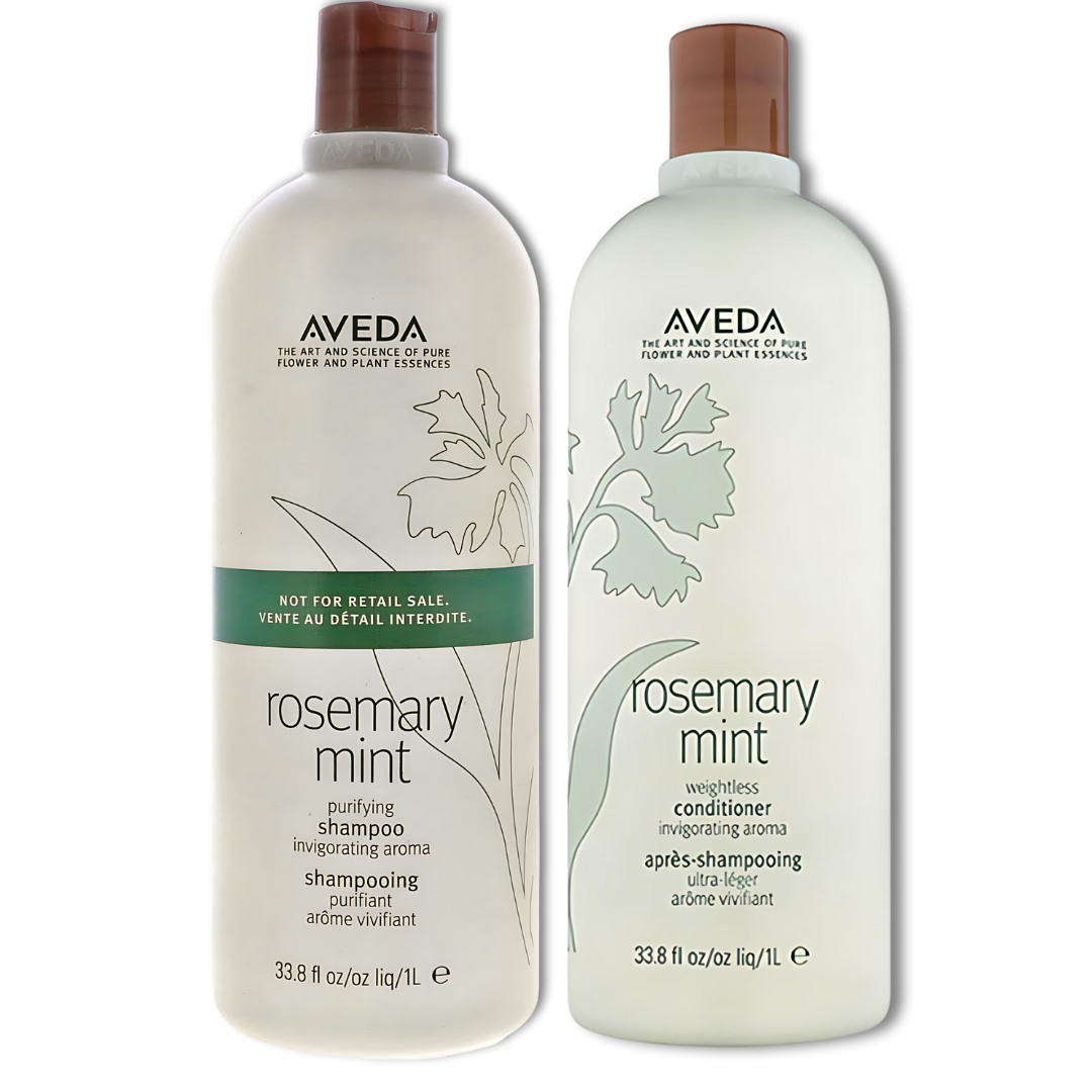 Aveda Rosemary Mint Purifying Shampoo and Conditioner 33.8 oz Each Aveda