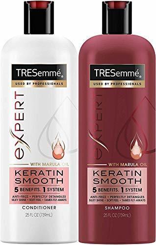 Tresemme Keratin Smooth Infusing Shampoo And Conditioner, 25 Ounce (Shampoo+Conditioner Combo) Tresemme