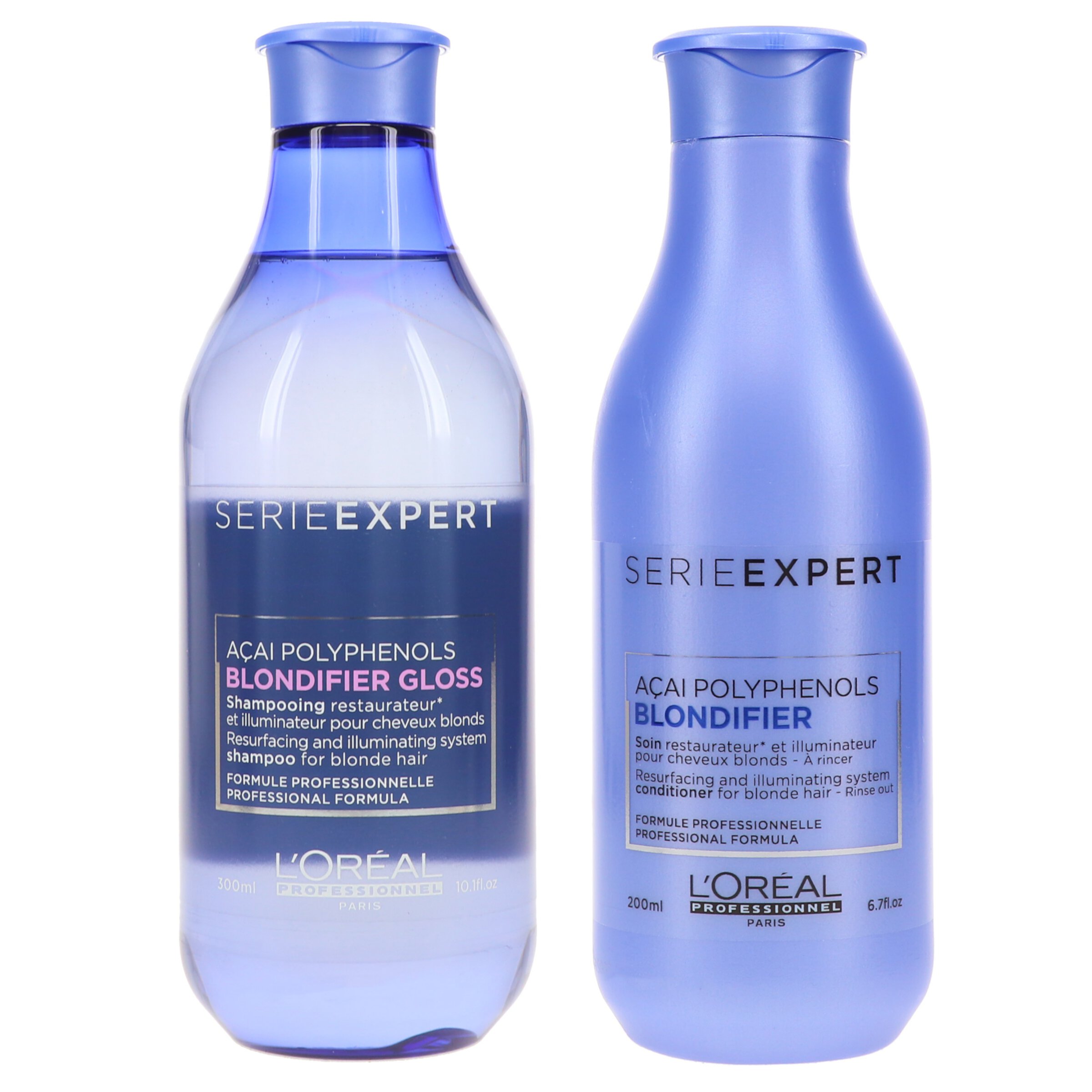 L'Oreal Professionnel Series Expert Blondifier Shampoo Gloss 10.1 oz & Serie Expert Blondifier Conditioner 8.45 oz Combo Pack L'Oréal Paris