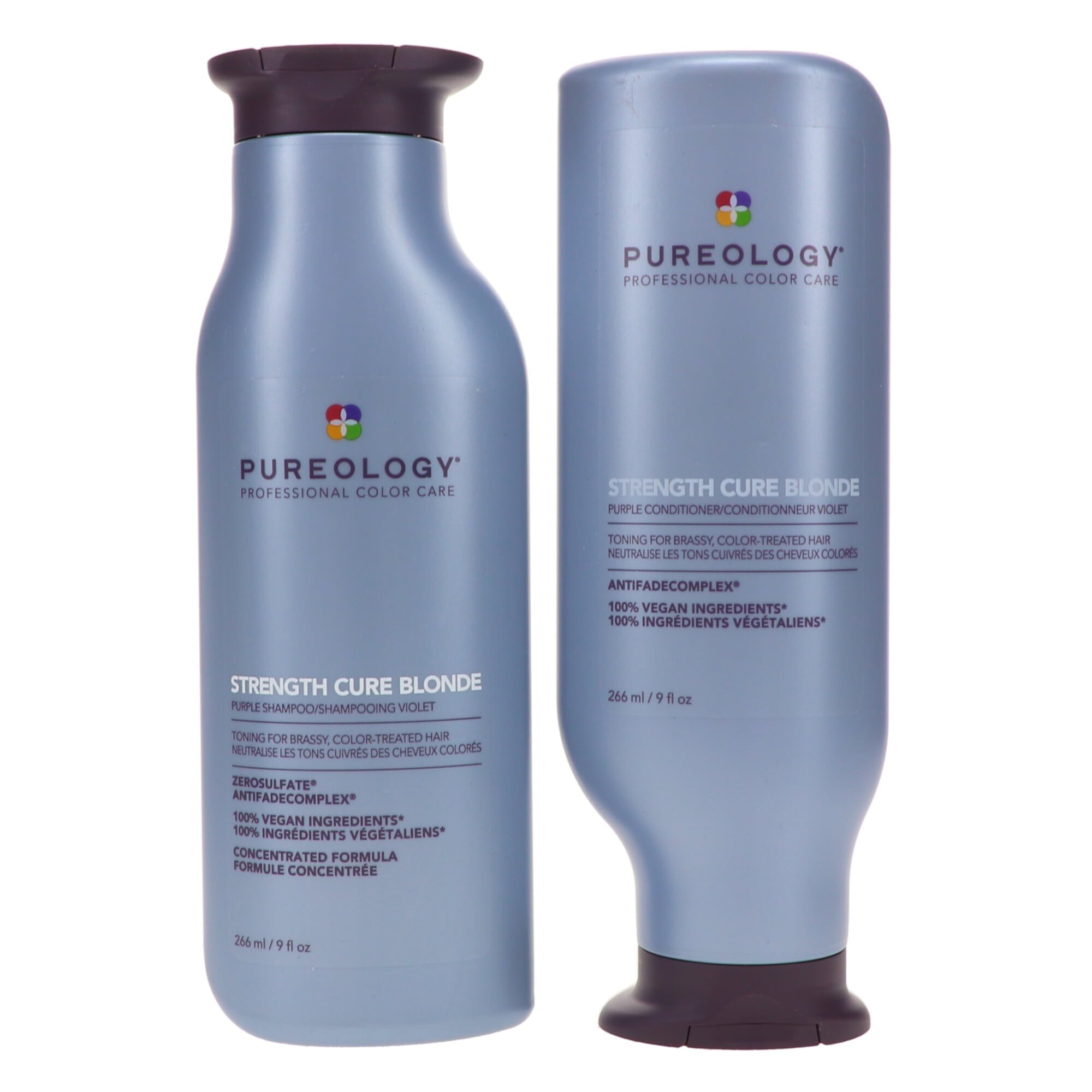 Pureology Strength Cure Blonde Shampoo & Conditioner 9 Oz Set Pureology