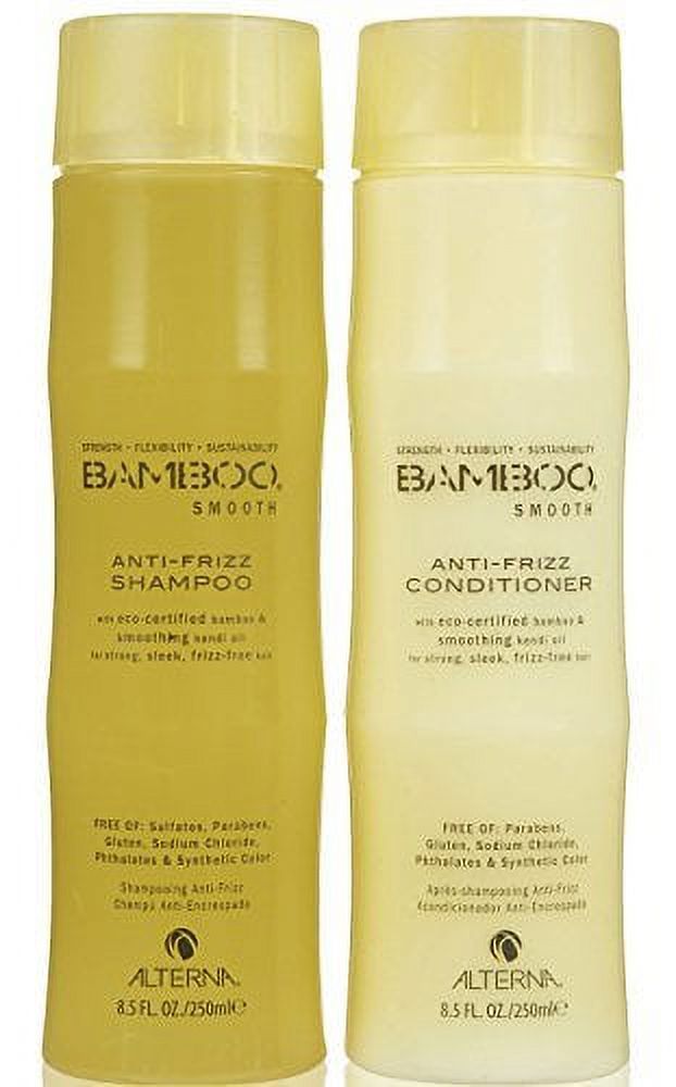 ALTERNA BAMBOO Smooth Shampoo & Conditioner Set 8.5oz Each ($44 Value) Alterna