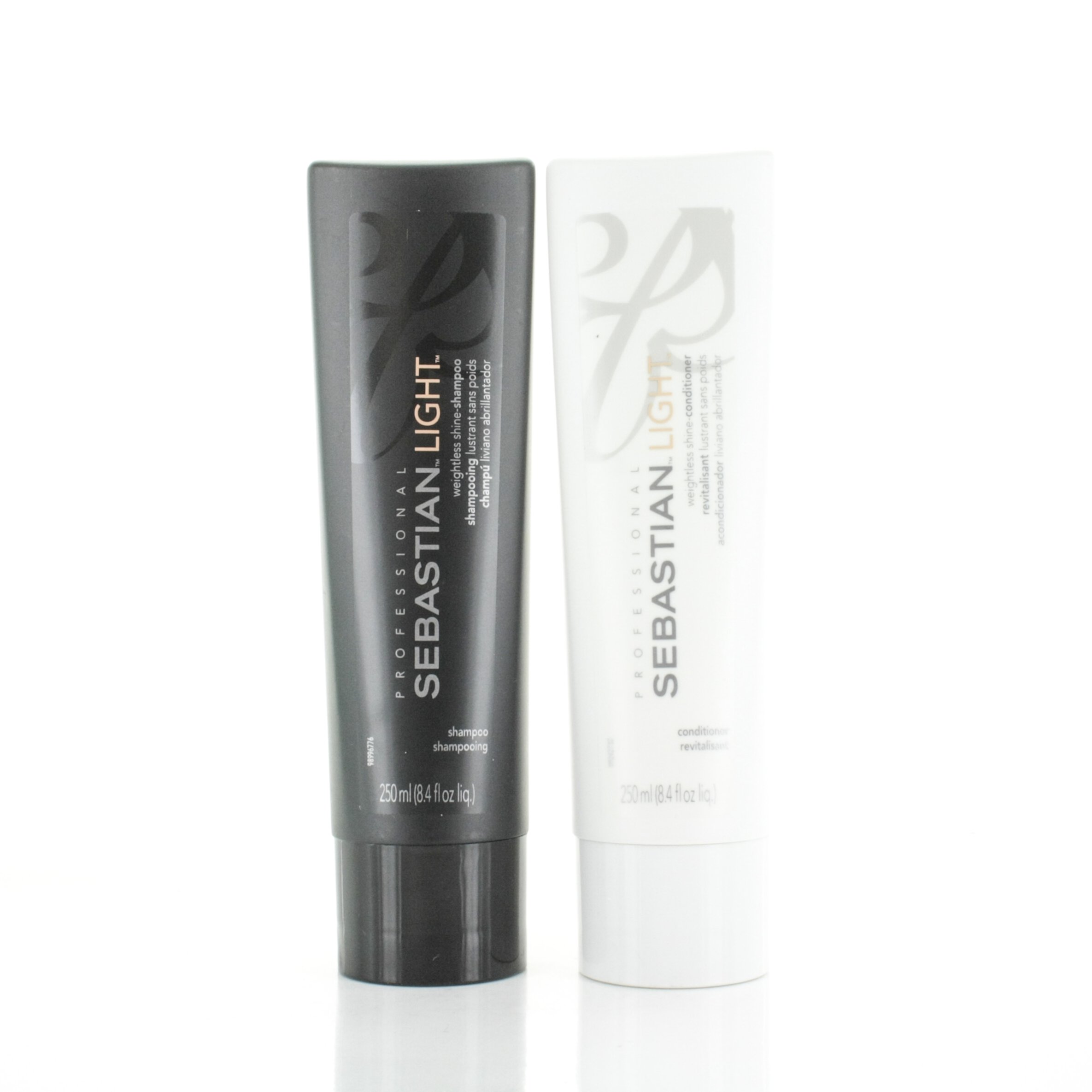 Sebastian Light Weightless Shine Shampoo & Conditioner 8.4oz/250ml Duo Sebastian Professional