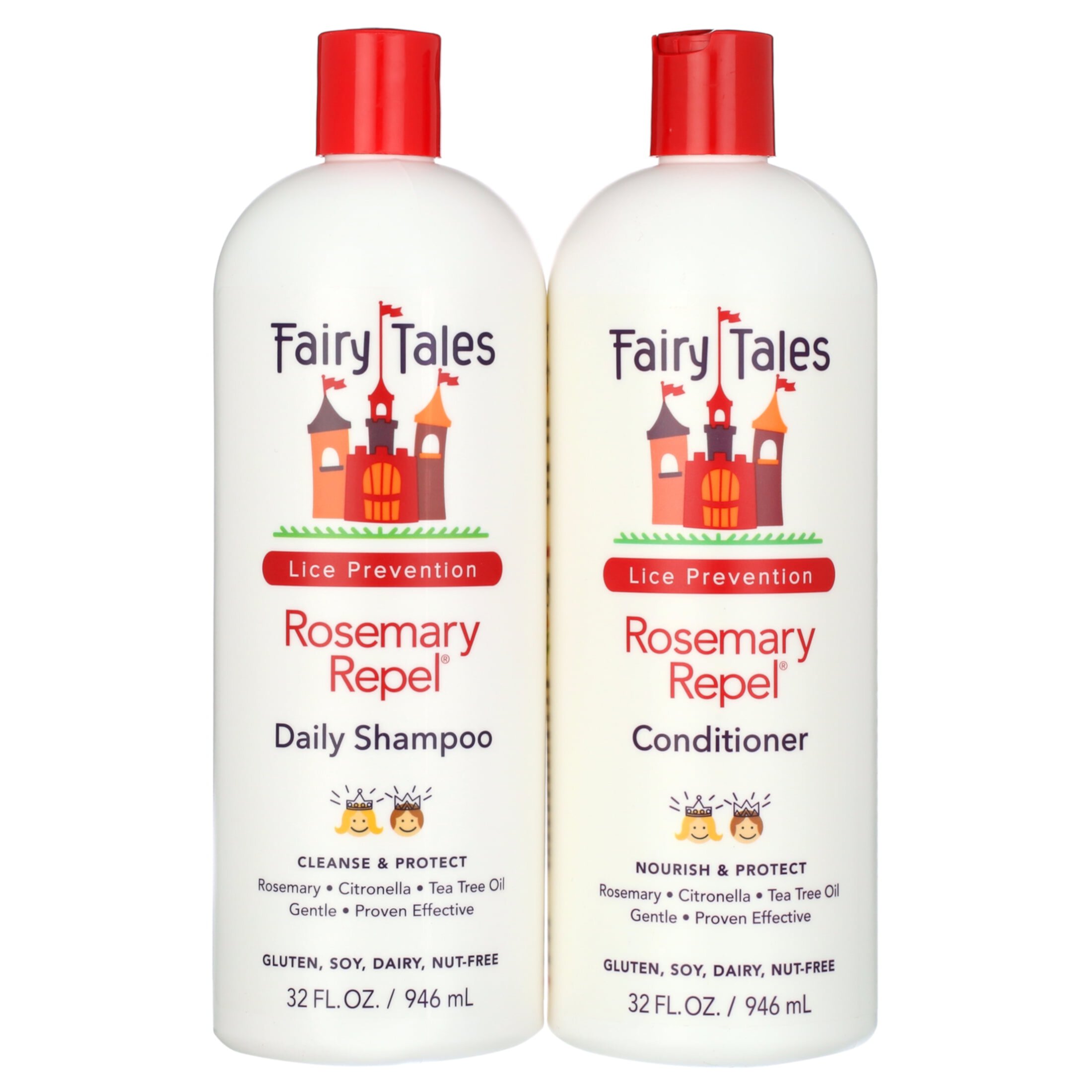 Fairy Tales Rosemary Repel Daily Shampoo and Conditioner, 32 oz. each. Fairy Tales