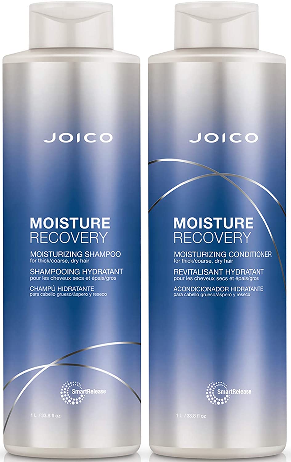 ($62.98 Value) Joico Moisture Recovery Shampoo and Conditioner Duo, 33.8 oz ea Joico