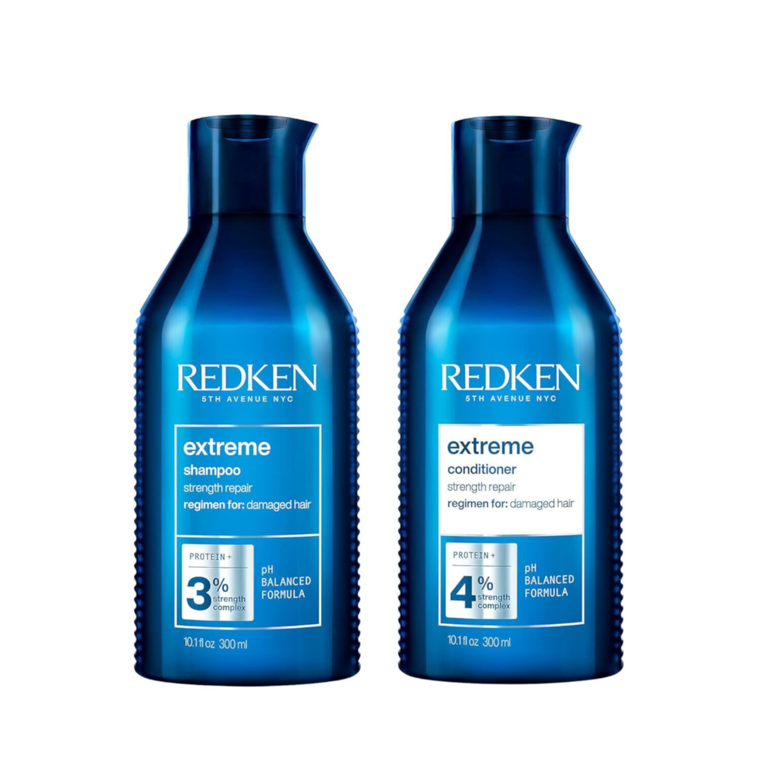 Redken Strength Repair Extreme Shampoo & Conditioner Set For Damaged Hair 300ml/10.1oz Each Redken