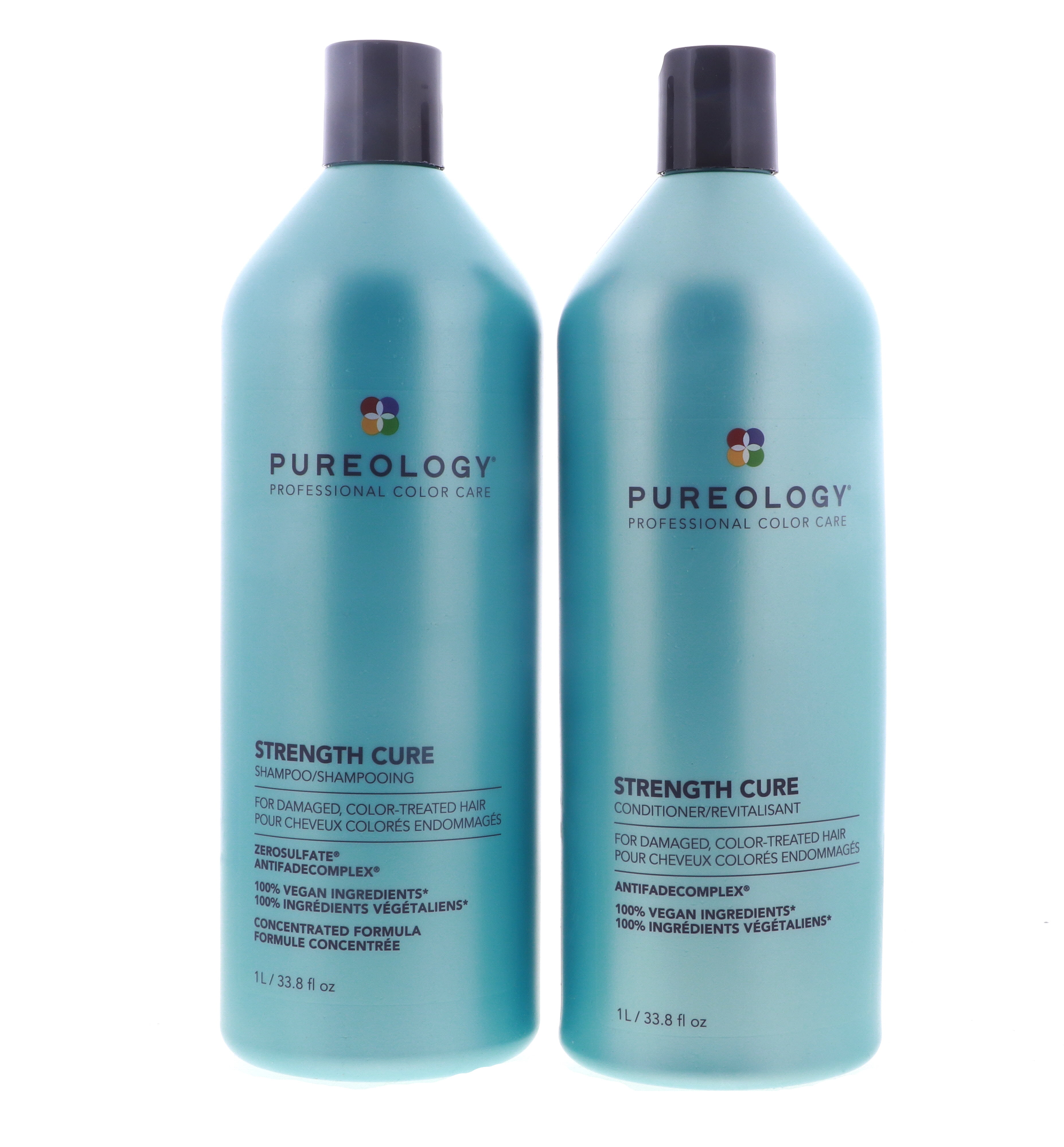 Pureology Strength Cure Conditioner, 33.8 oz 1 Pc, Pureology Strength Cure Shampoo, 33.8 oz 1 Pc Pureology