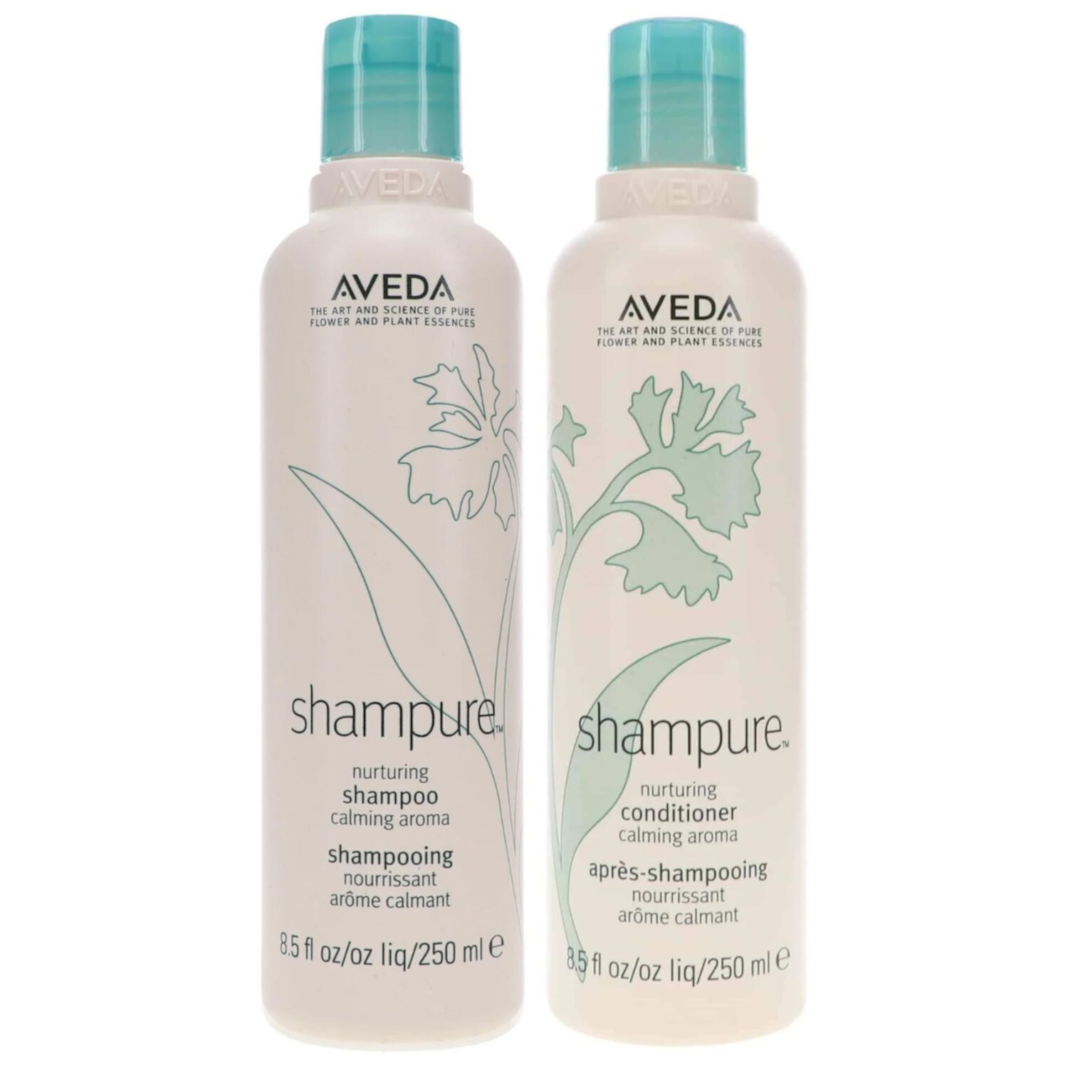 Aveda Shampure Nurturing Shampoo & Nurturing Conditioner 8.5oz Each Duo Set Aveda