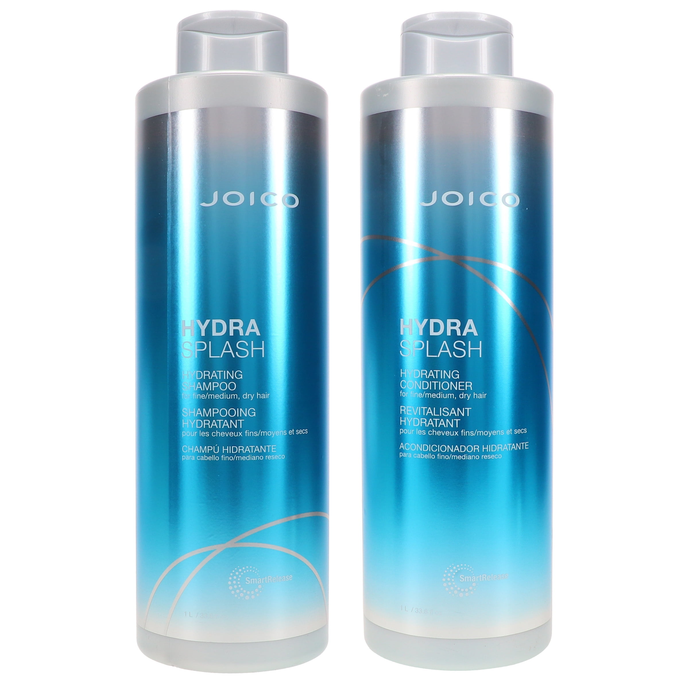 Joico HydraSplash Hydrating Shampoo 33.8 oz & HydraSplash Hydrating Conditioner 33.8 oz Combo Pack Joico