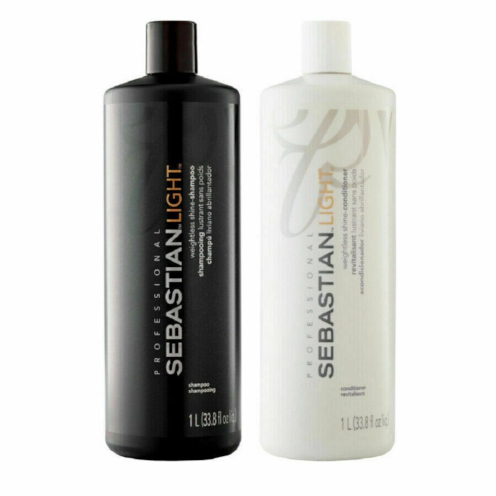 Sebastian Light Shampoo and Conditioner Liter Duo 33.8 oz Sebastian Professional