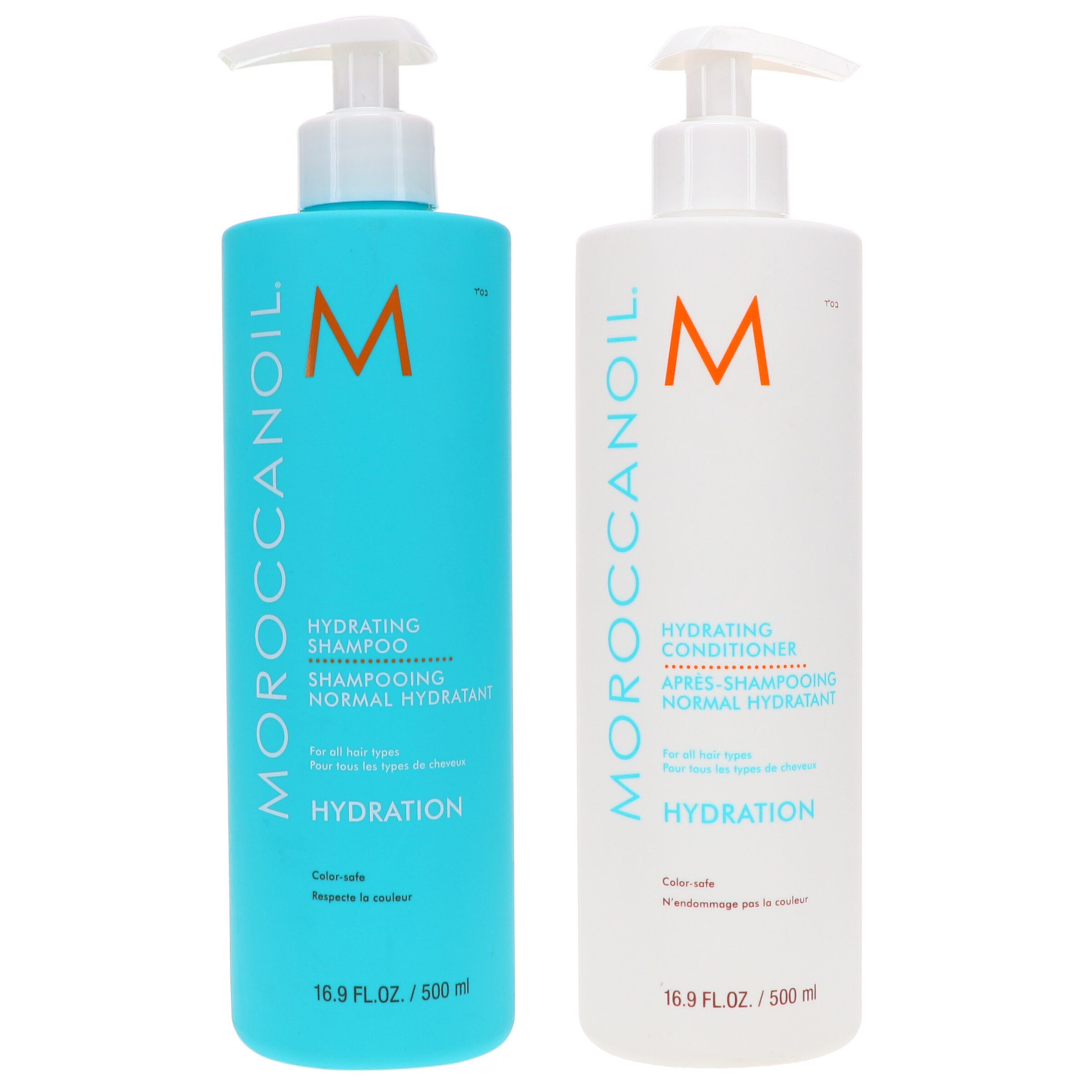 Moroccanoil Hydrating Shampoo 16.9 oz & Hydrating Conditioner 16.9 oz Combo Pack Moroccanoil