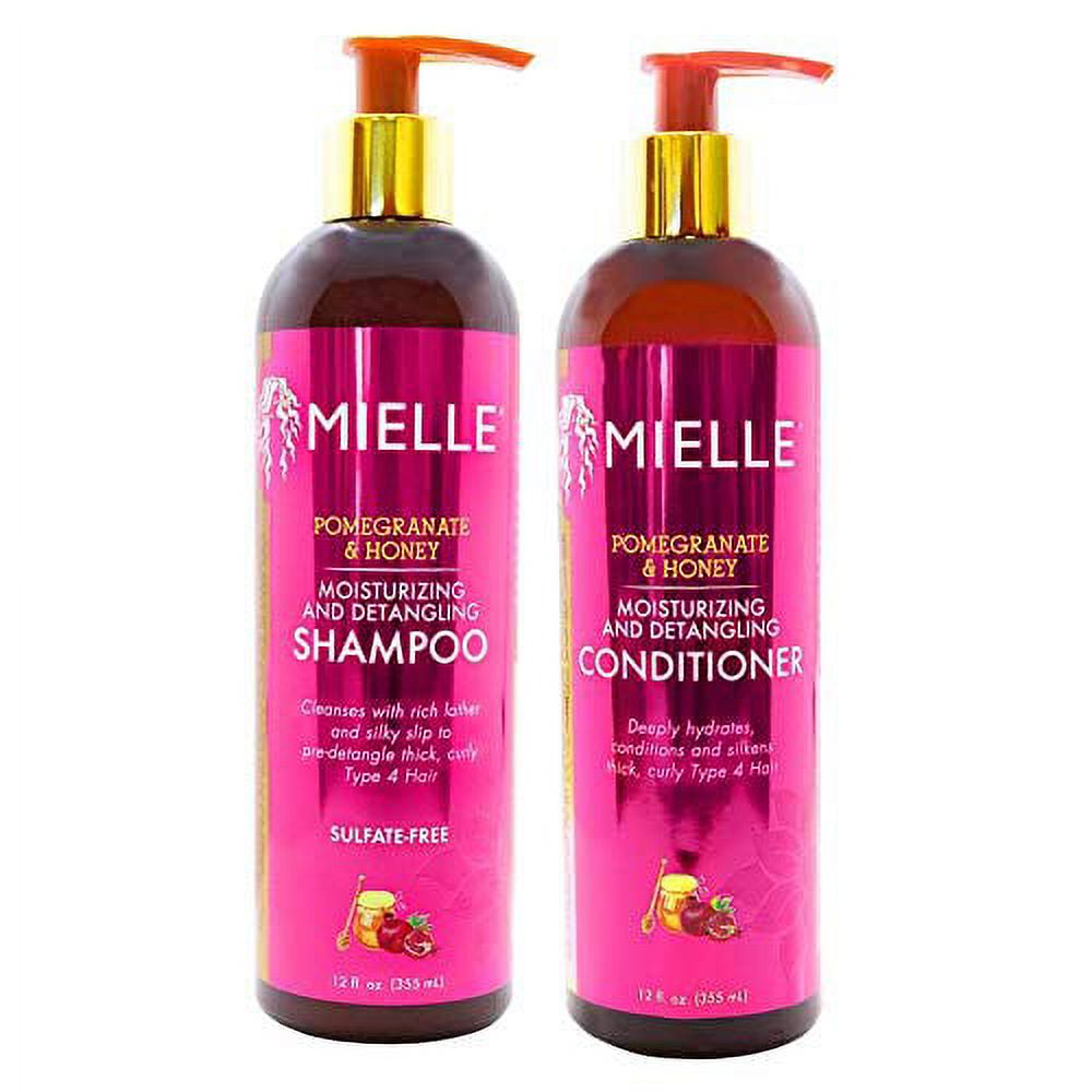 Mielle Organics Pomegranate & Honey Shampoo & Conditioner 12oz Duo Set Mielle Organics