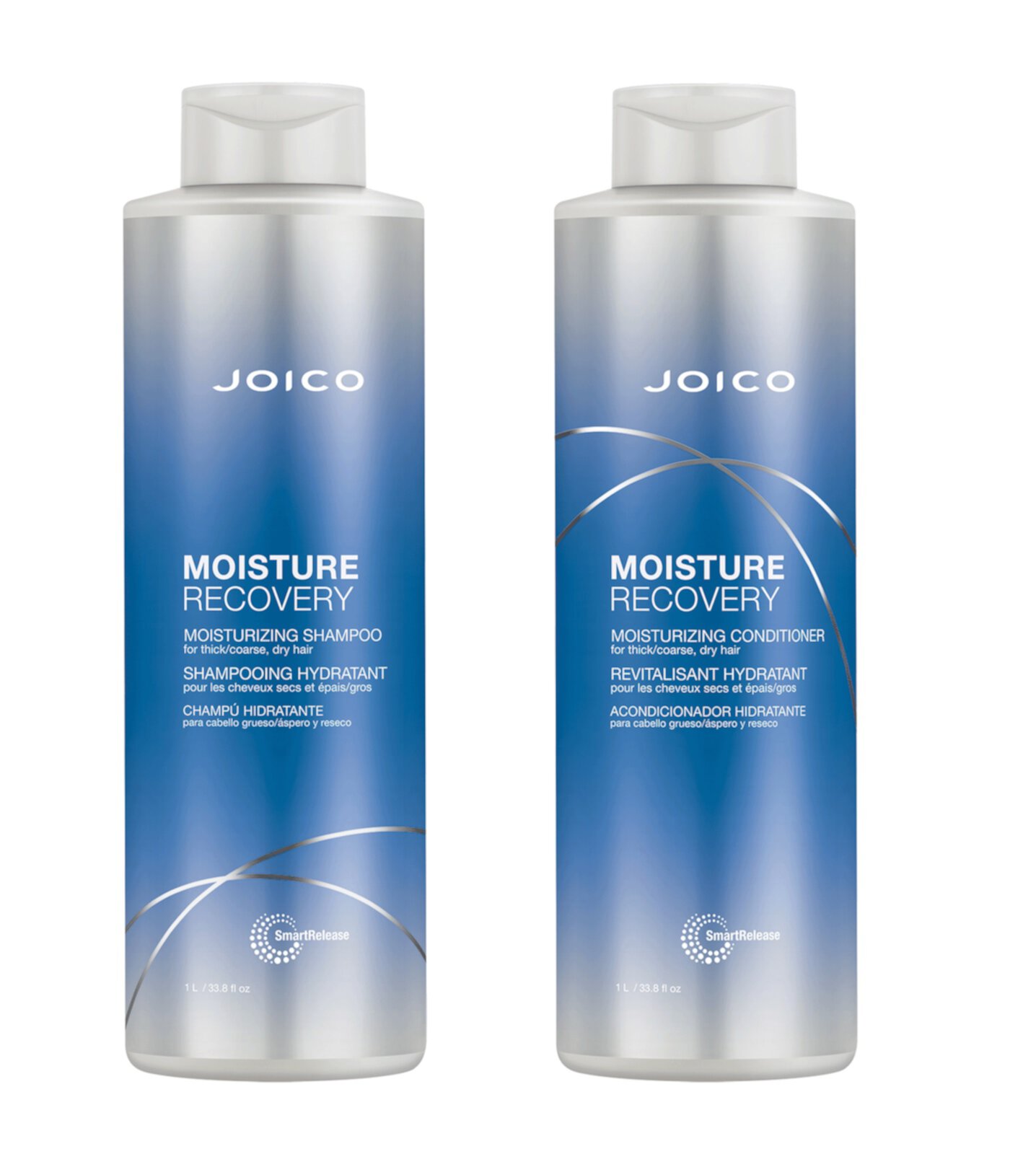 Joico Moisture recovery Shampoo And Conditioner Duo 33.8 oz each Joico