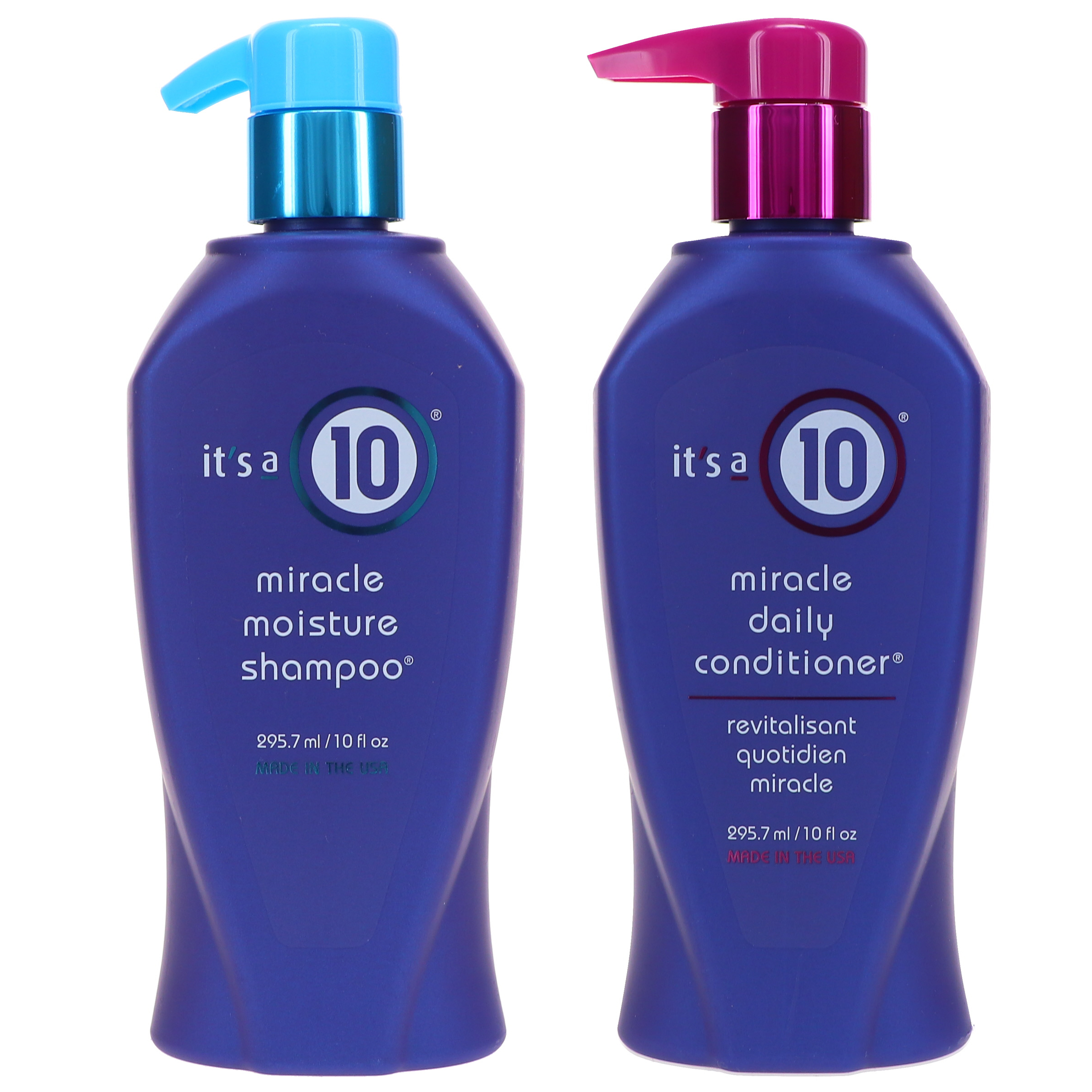 It's a 10 Miracle Moisture Sulfate-Free Shampoo 10 oz & Miracle Daily Conditioner 10 oz Combo Pack It's a 10