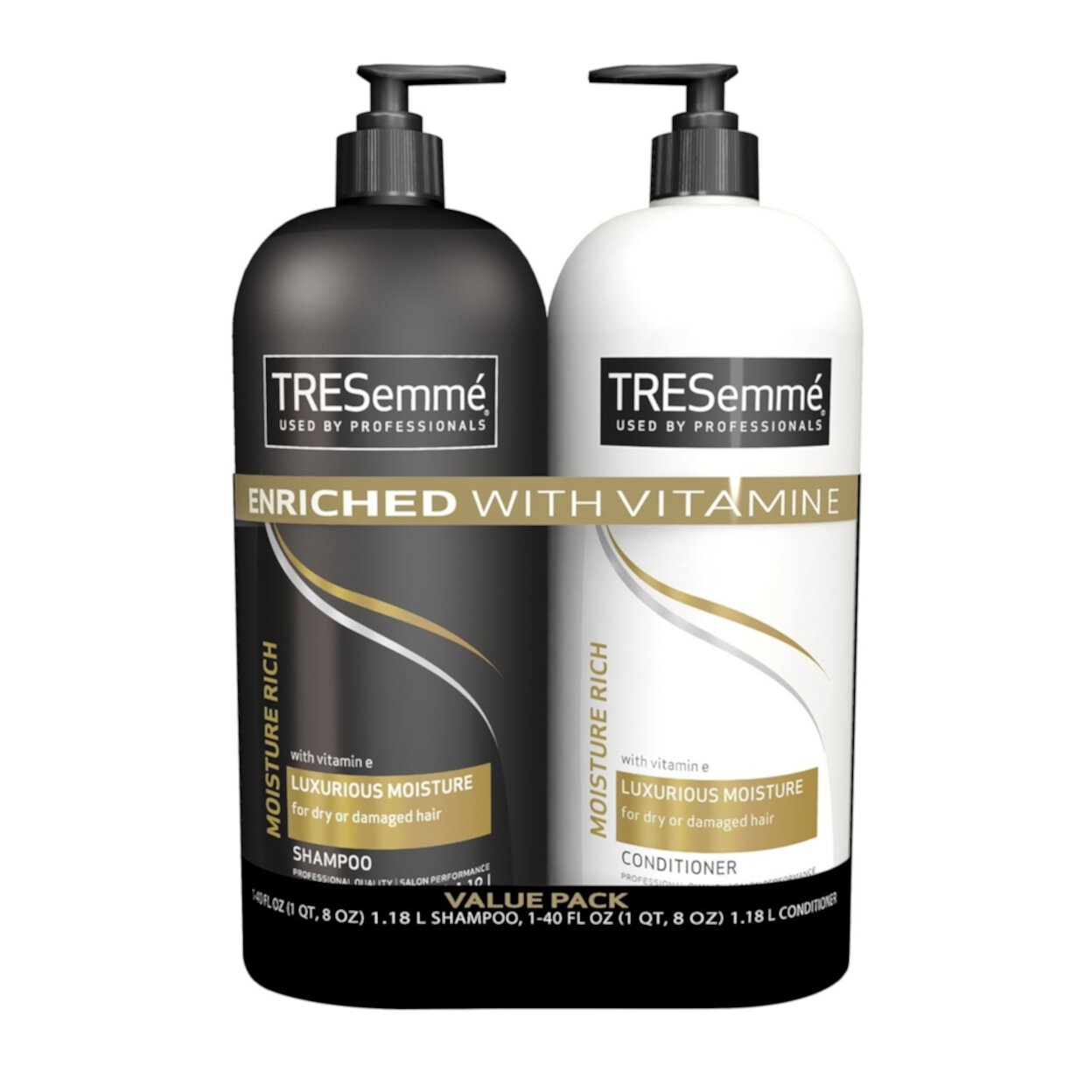 TRESemme Moisture Rich Shampoo & Conditioner Value Pack - 2/40oz Tresemme