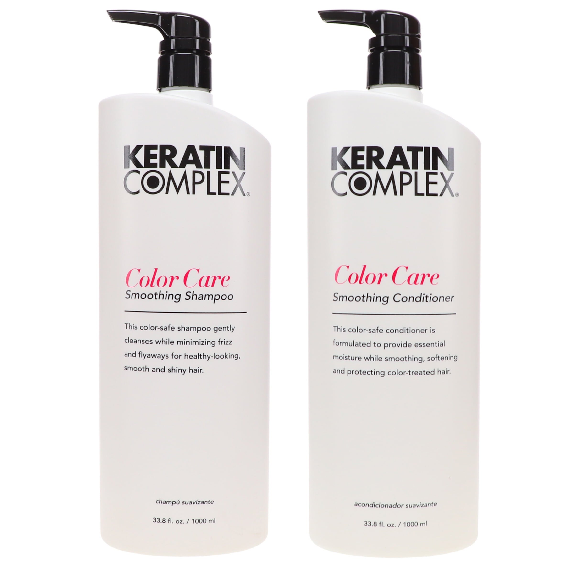 Keratin Complex Color Care Smoothing Shampoo & Conditioner 33.8 Oz Set KERATIN COMPLEX